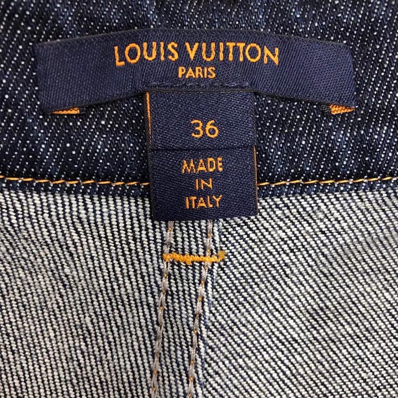 Louis Vuitton Louis Vuitton Dark blue patchwork pocket denim shorts Size 35" - 3 Thumbnail