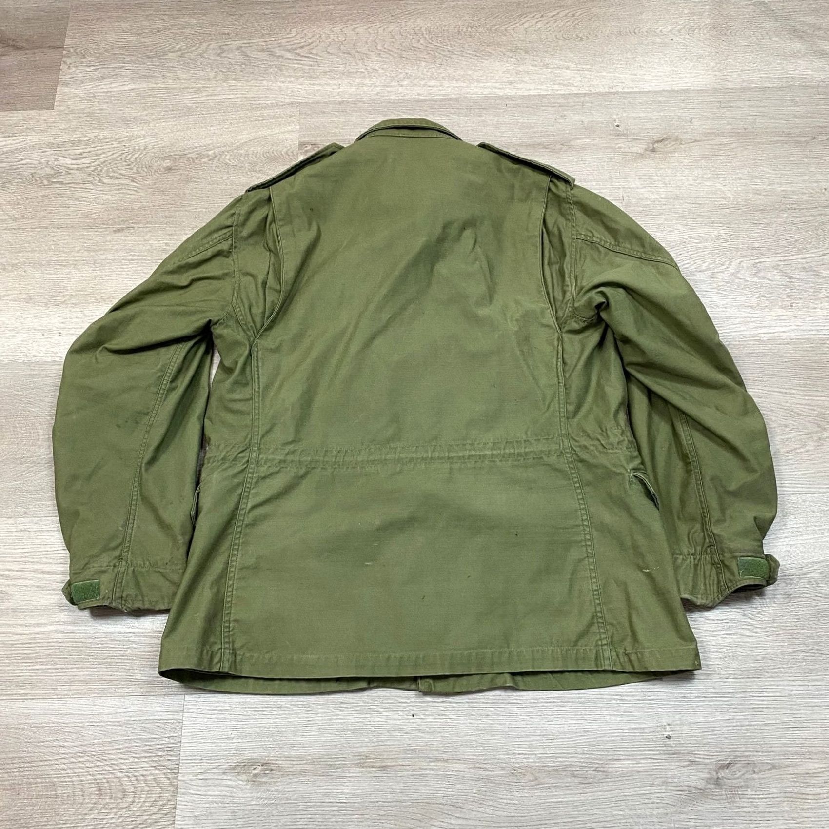 Vintage VINTAGE OG 107 M 65 Field Sateen Hooded Military Jacket Men's Medium Regular Green Size US M / EU 48-50 / 2 - 3 Thumbnail