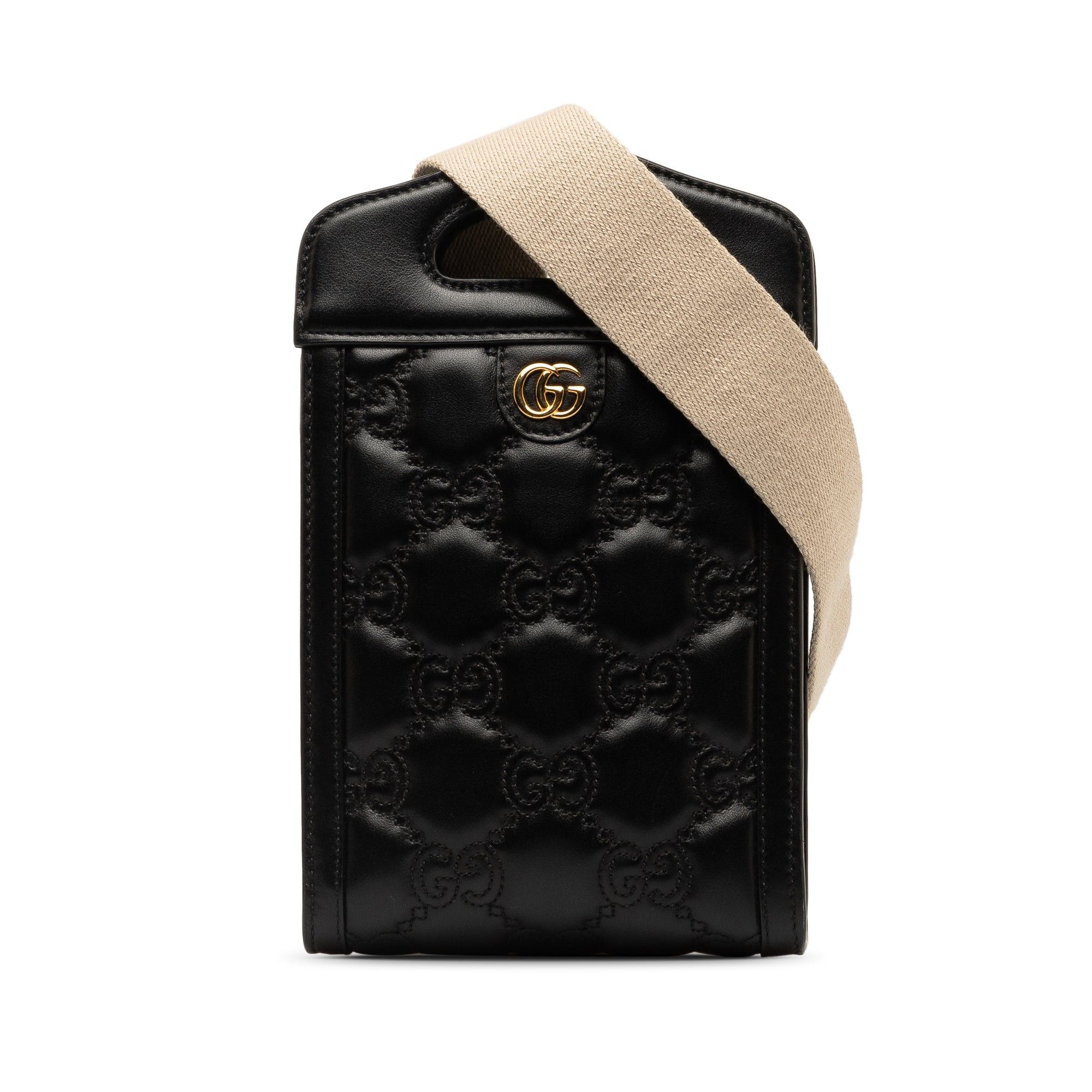 image of Gucci GG Matelasse Mini Bag in Black, Women's
