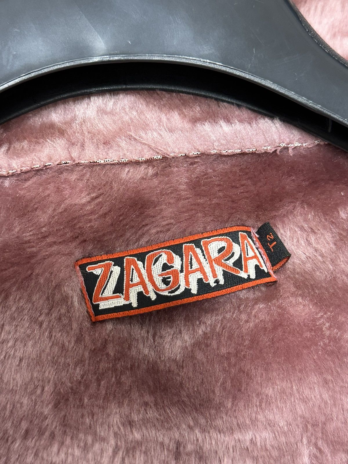 Japanese Brand × Vintage Y2K Hysteric Glamour Pink Shearling Jacket Vintage Size M / US 6-8 / IT 42-44 - 8 Thumbnail