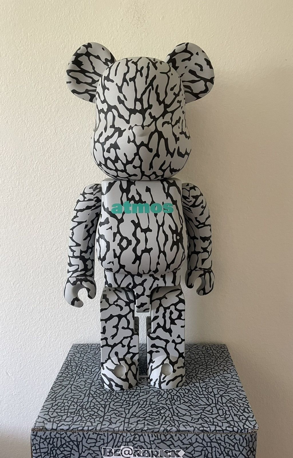 Medicom Bearbrick × Staple × atmos Bearbrick 1000% Atmos X