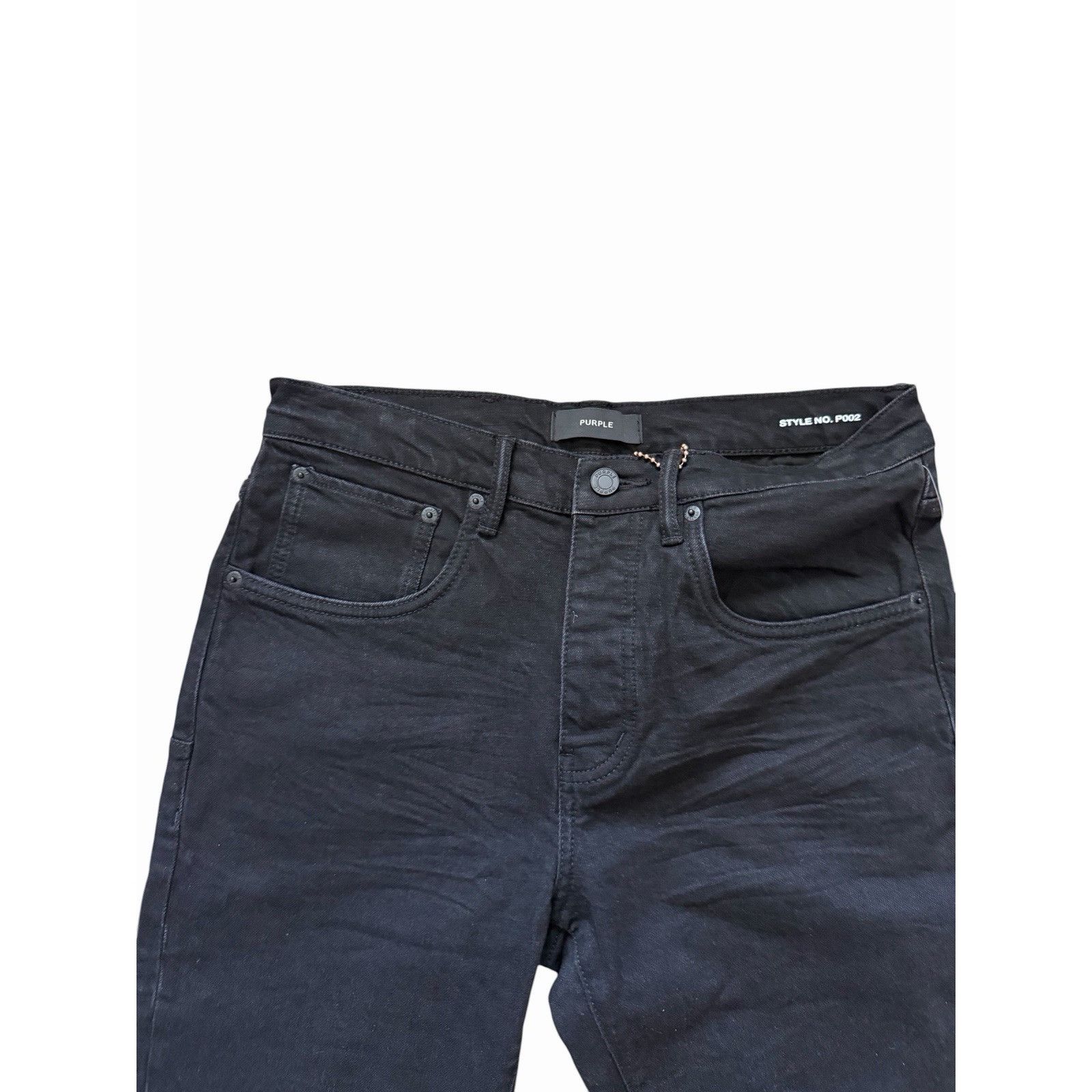 Purple Brand Purple Brand Jeans Men Knee Slit Slim Black P002 Size 33/32 Size US 33 - 4 Thumbnail