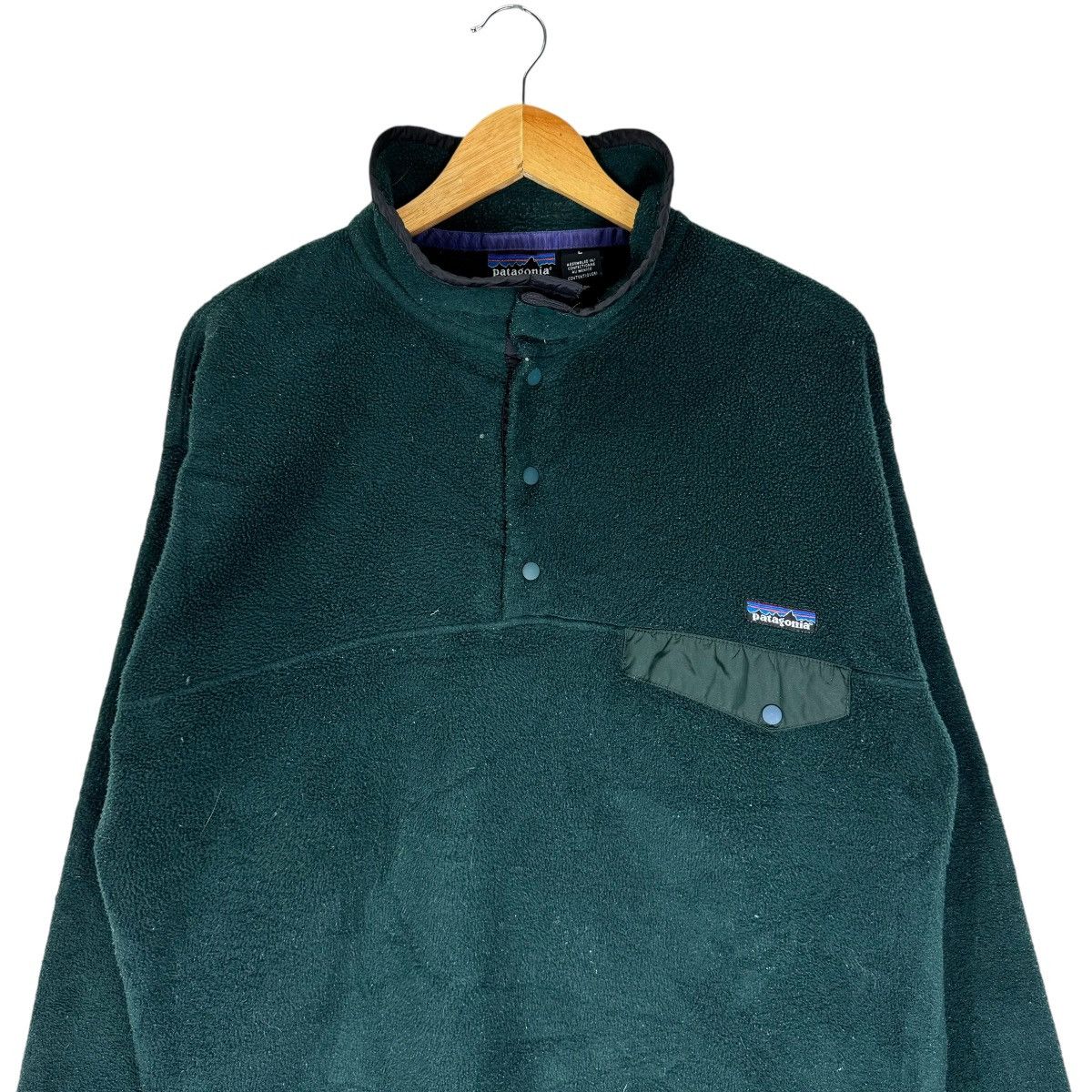 Patagonia ❄️PATAGONIA SYNCHILLA SNAP BUTTON FLEECE SWEATER Size US L / EU 52-54 / 3 - 3 Thumbnail