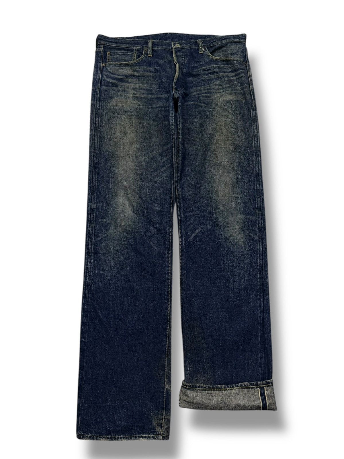 Burgus Plus Vintage Burgus Plus Lot 770ZR Hinoya Tokyo Selvedge Denim Size US 38 / EU 54 - 2 Thumbnail