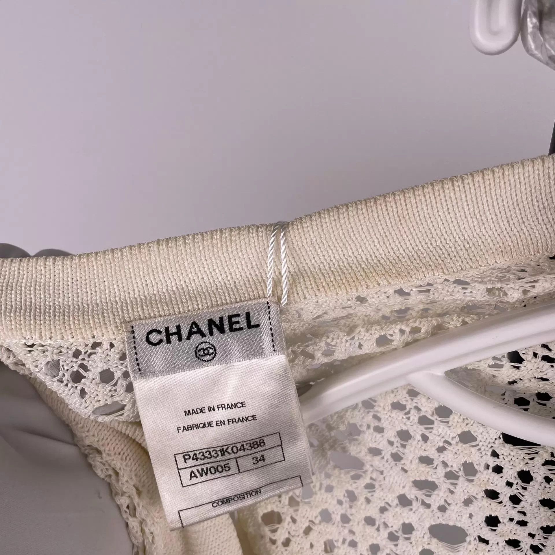 Chanel Chanel White Openwork Jacket Size XS / US 0-2 / IT 36-38 - 3 Thumbnail