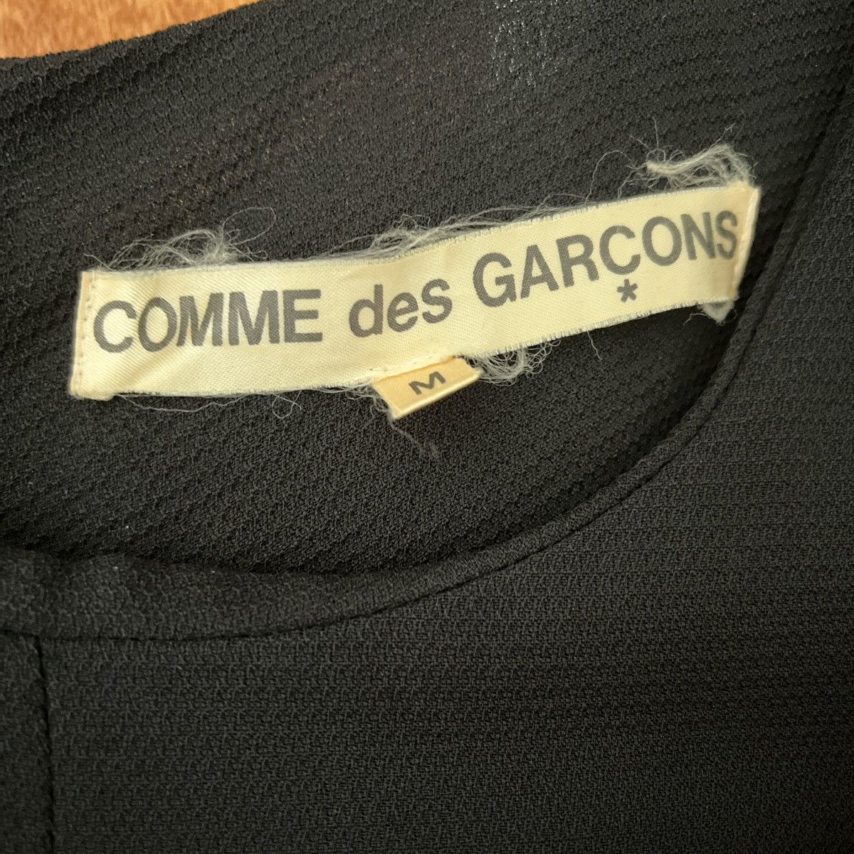 Comme des Garcons Vintage 1992 Comme des Garcons Black Midi A-Line Dress Sz M Size M / US 6-8 / IT 42-44 - 4 Thumbnail