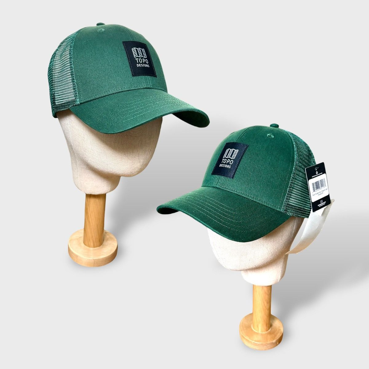 Topo Designs Topo Designs Mens Twill Green Trucker Hat Sz OS Size ONE SIZE - 8 Thumbnail