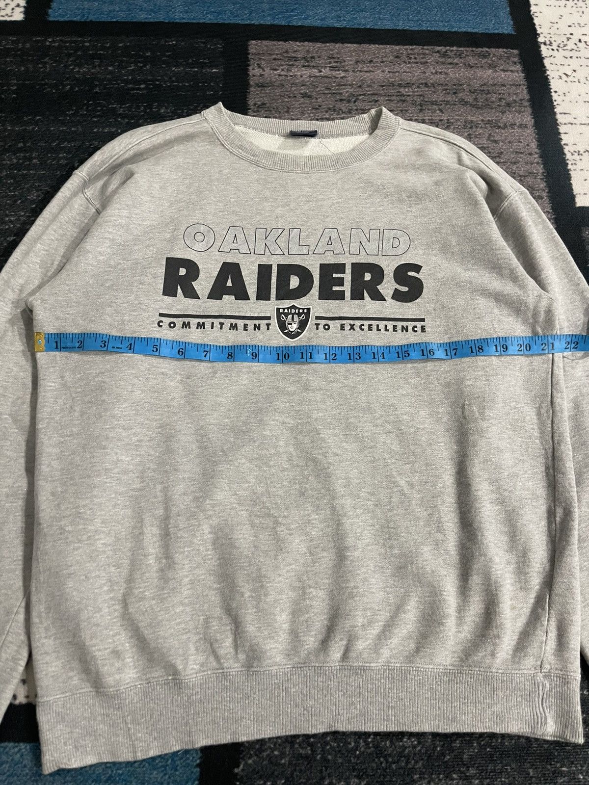 NFL × Vintage Vintage Oakland Raiders Nfl Sweatshirt Size US L / EU 52-54 / 3 - 8 Thumbnail