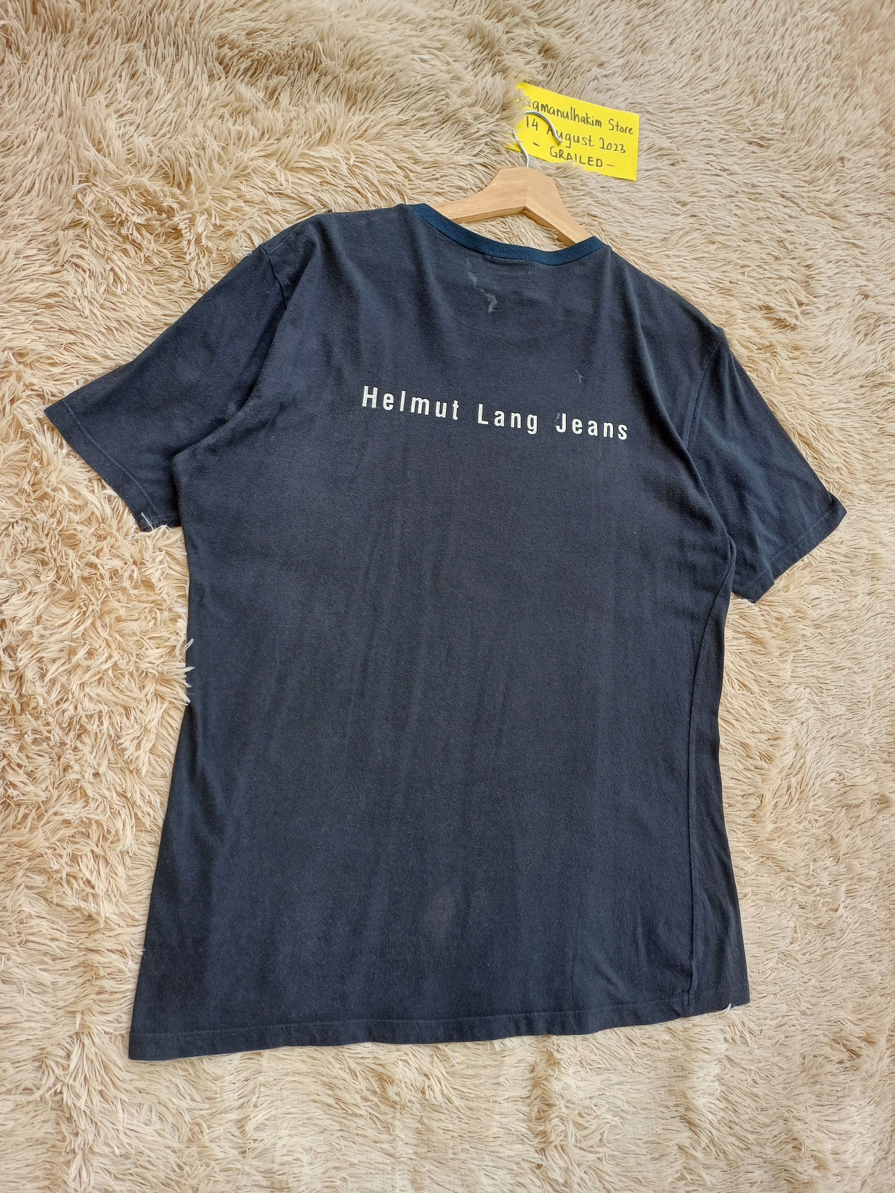 Helmut Lang Vintage SS1998 Helmut Lang Jeans Limited Ed Spellout Tshirt Size US M / EU 48-50 / 2 - 3 Thumbnail