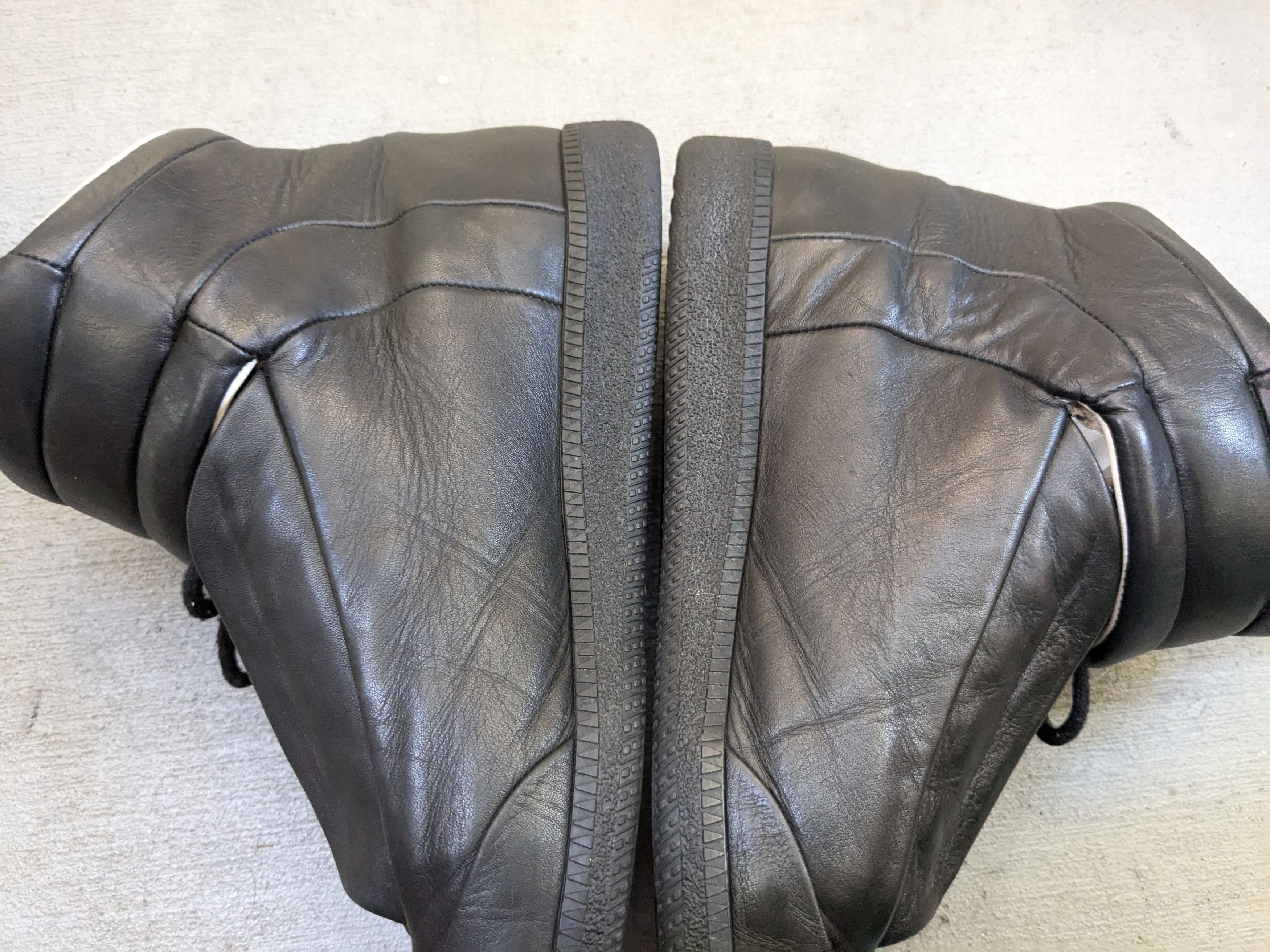 Maison Margiela Maison Margiela Future Black 10 43 Leather High Tops Size US 10 / EU 43 - 14 Thumbnail