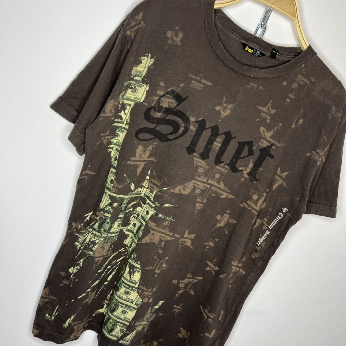 Christian Audigier × Ed Hardy × Vintage Vintage Smet By Christian Audigier Crazy Skull T-Shirt Size US M / EU 48-50 / 2 - 4 Thumbnail