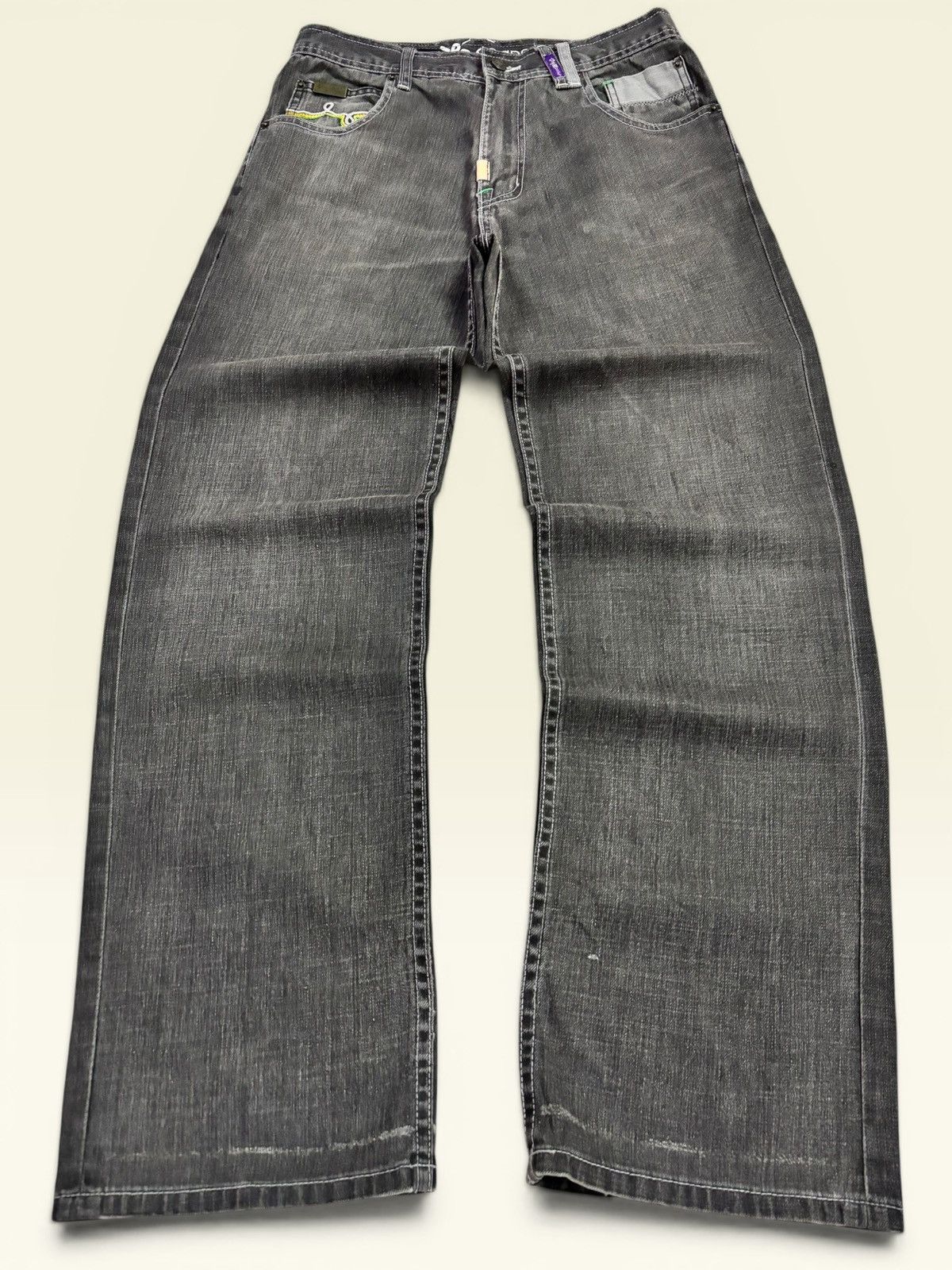 LRG Vtg LRG Gray Colour of The Season Baggy Loose Fit Jeans Size US 30 / EU 46 - 1 Thumbnail
