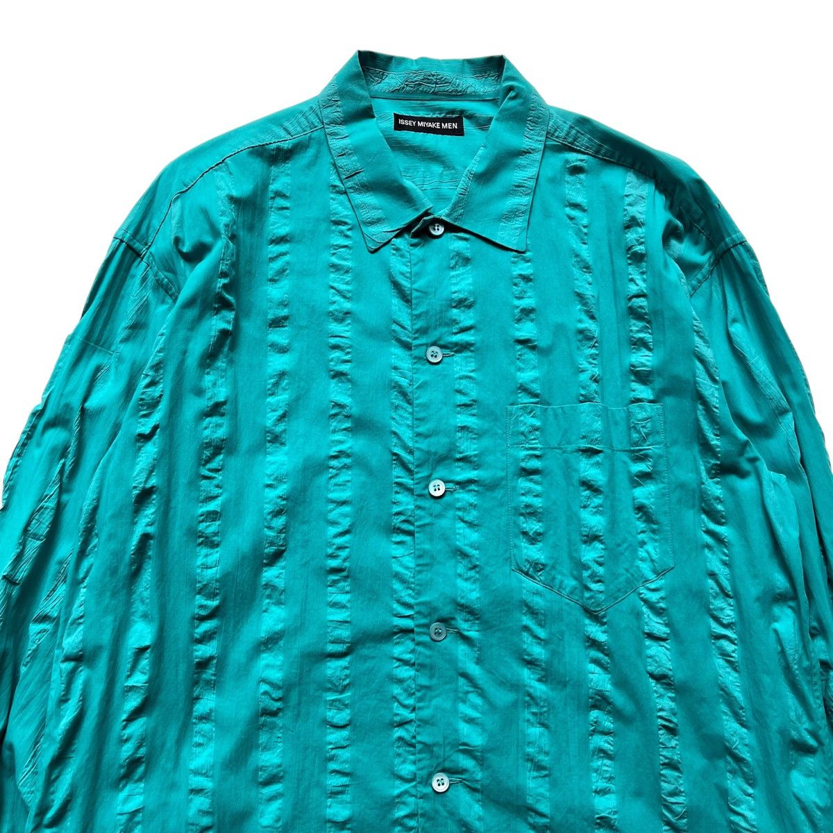 Issey Miyake × Japanese Brand Vintage Issey Miyake Button Up Shirt Long Sleeve Size US L / EU 52-54 / 3 - 2 Thumbnail