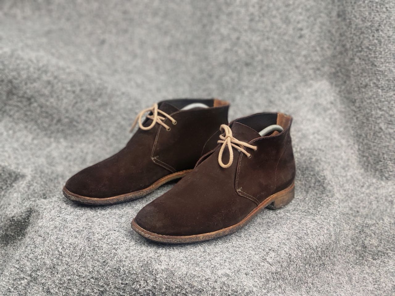 Church's Church's Sahara Suede Dark Brown Leather lace Chukka Boots Size US 9.5 / EU 42-43 - 5 Thumbnail