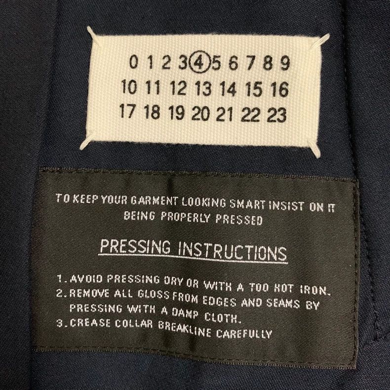 Maison Margiela Maison Margiela SS17 dark blue drawstring windbreaker coat Size XS / US 0-2 / IT 36-38 - 3 Thumbnail