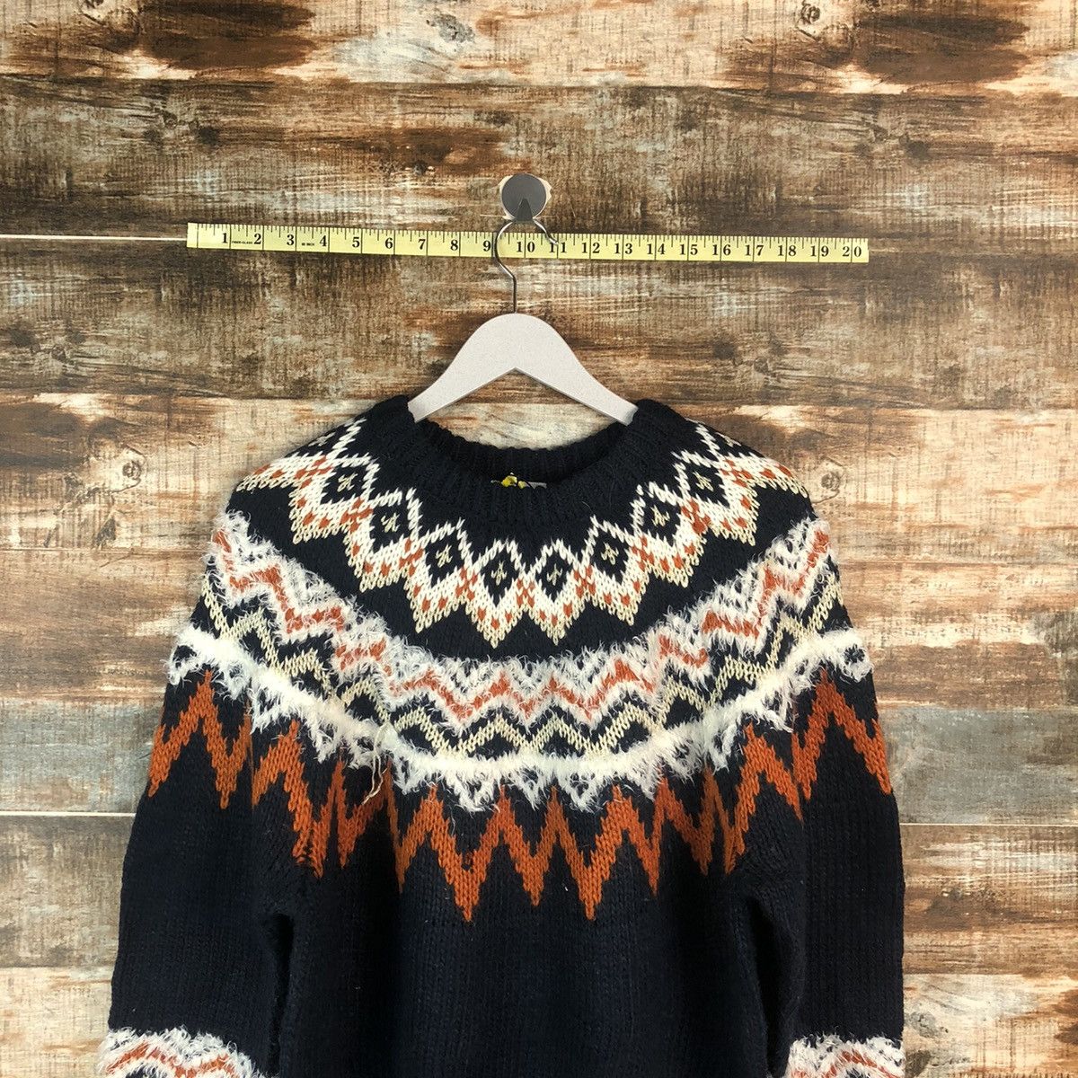 Homespun Knitwear Lepsim Dark Blue navajo Knitwear #A2013 Size US S / EU 44-46 / 1 - 2 Thumbnail