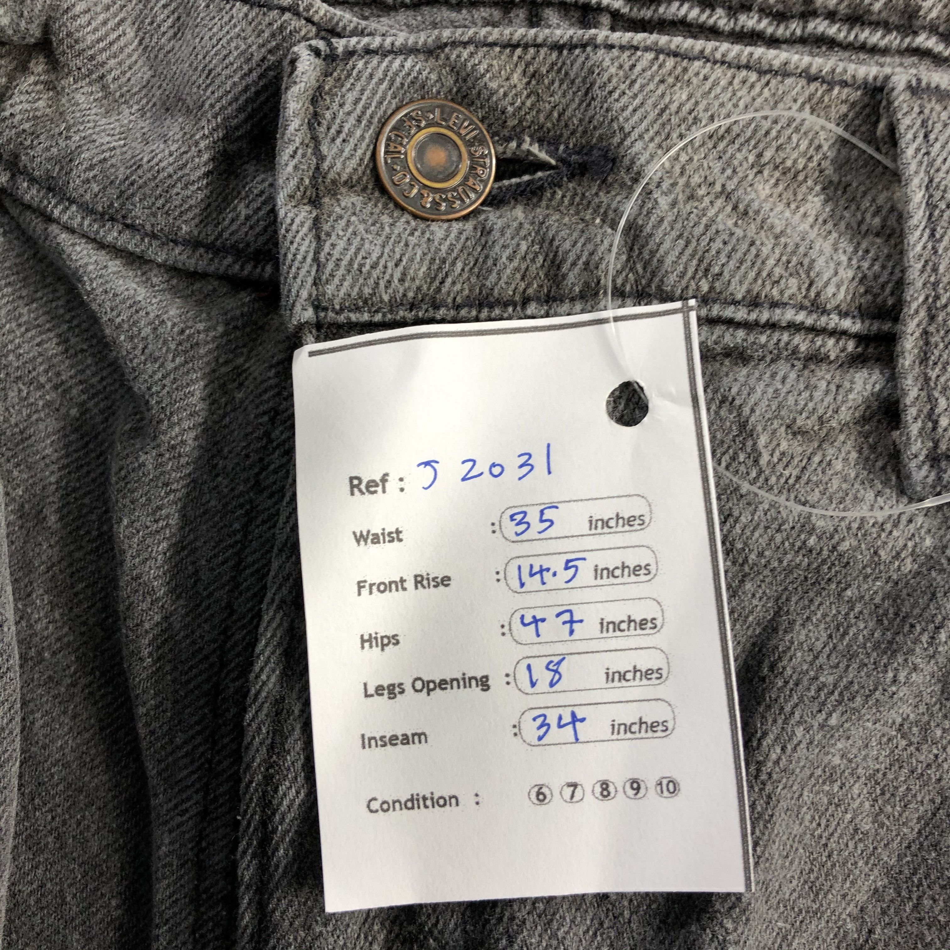 Levi's 90s Vintage Levis Earth Tone Jeans-J2031 Size US 35 - 12 Thumbnail
