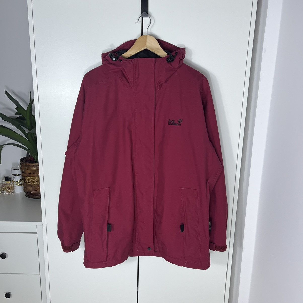 Jack Wolfskin Jack Wolfskin Texapore Waterproof Burgundy Jacket Outdoor Size M / US 6-8 / IT 42-44 - 1 Thumbnail