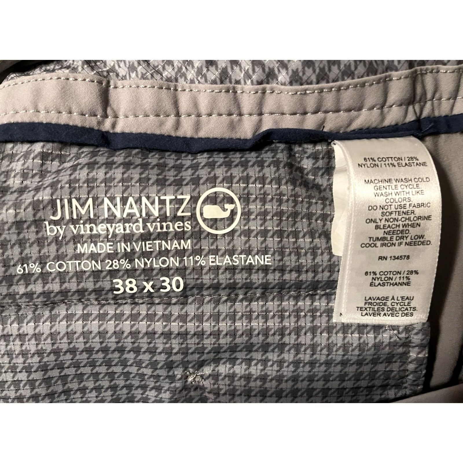 Vineyard Vines Vineyard Vines Pants Mens Gray Performance Jim Nantz Stillwater Golf 38x30 Size US 38 / EU 54 - 4 Thumbnail