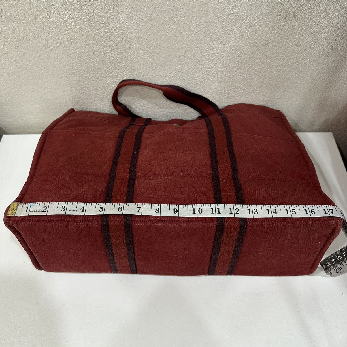Hermes ‼️LASTDROP‼️ HERMES FOULTOU GM CANVAS TOTE BAG Size ONE SIZE - 6 Thumbnail