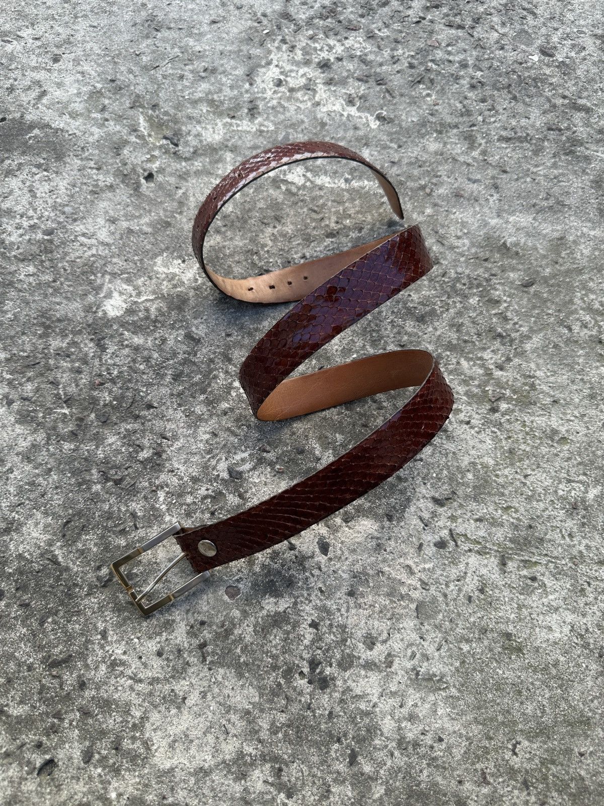 Vintage Y2K Snake Belts Streetwear Leather Avant Garde Vintage USA Size ONE SIZE - 1 Thumbnail