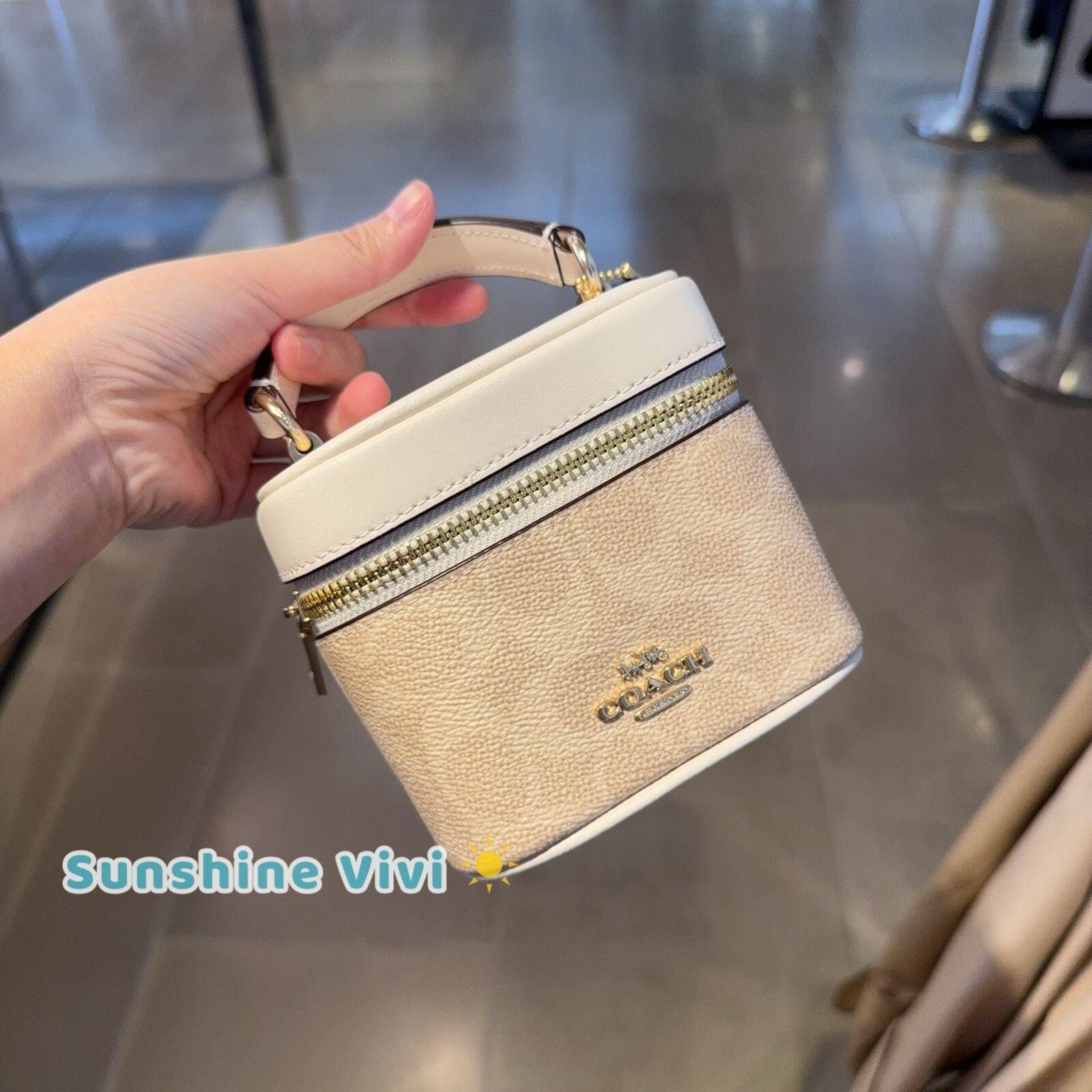 Coach NWT Coach Ava Crossbody Bag Signature Canvas CY732 Chalk Size ONE SIZE - 1 Thumbnail