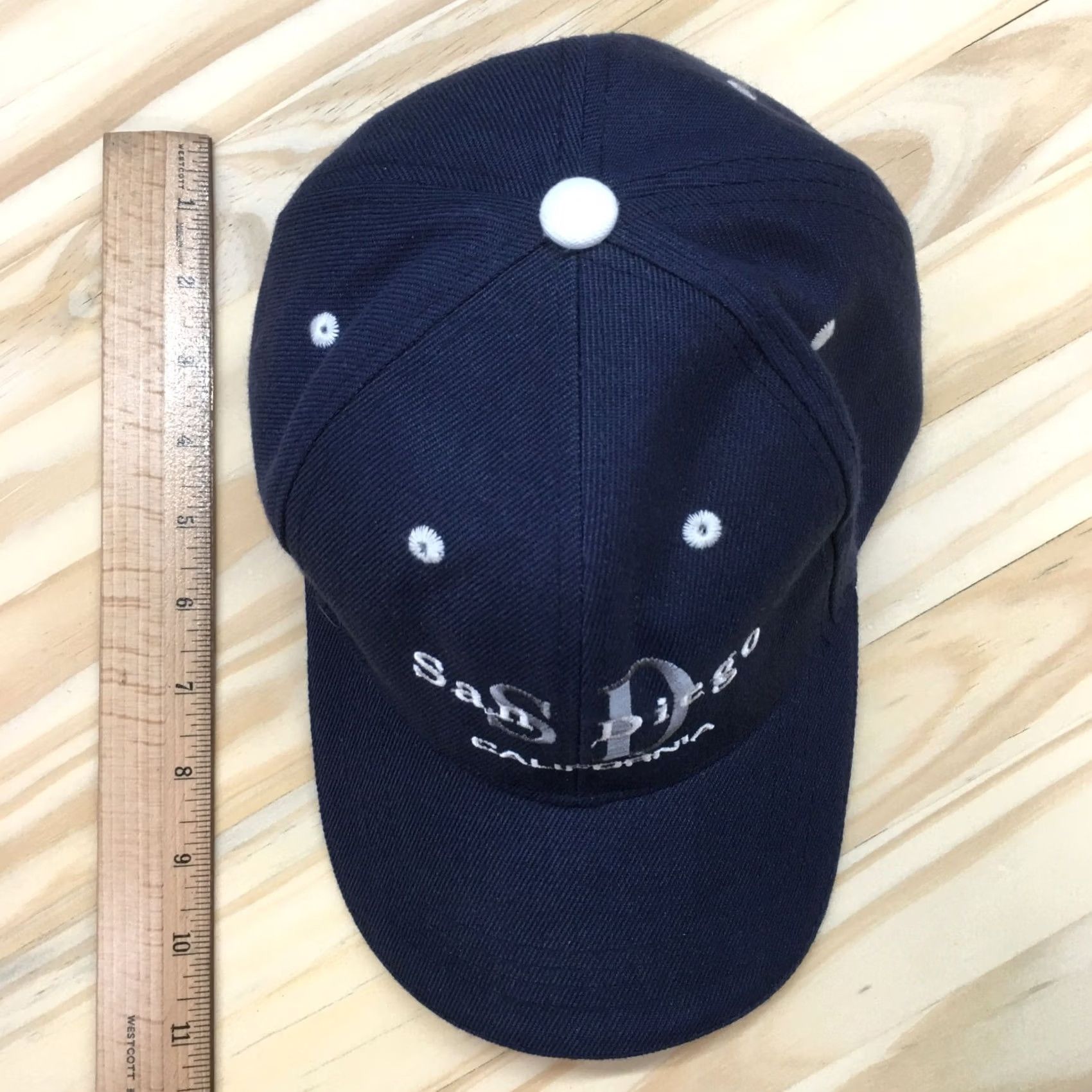 Vintage San Diego Baseball Hat - Mens Blue OS Curved Brim Embroidered Logo Size ONE SIZE - 4 Thumbnail