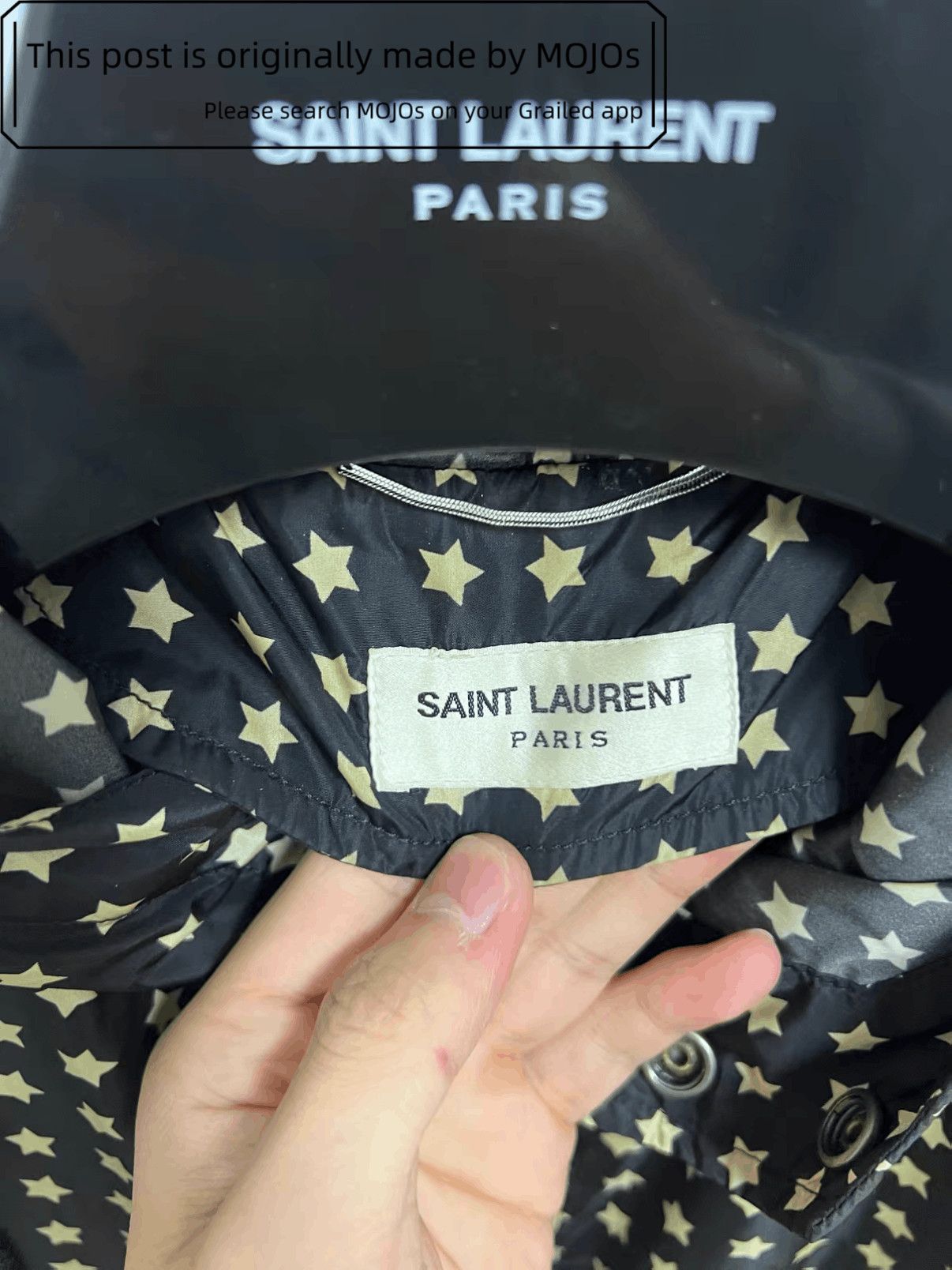 Saint Laurent Paris Sz 44 Saint Laurent Paris 19SS Stars Wind Jacket mojos2415 Size US S / EU 44-46 / 1 - 2 Thumbnail