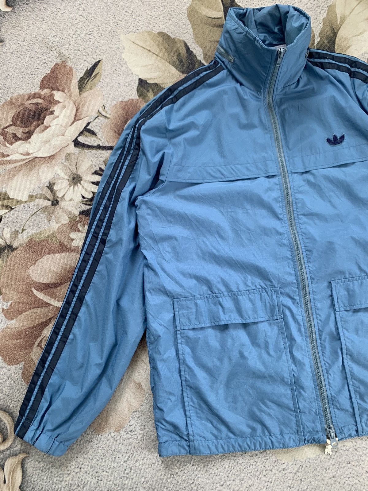 Adidas Vtg Adidas BRD/W.GERMANY Jacket With Storage Hoodie Size US L / EU 52-54 / 3 - 3 Thumbnail