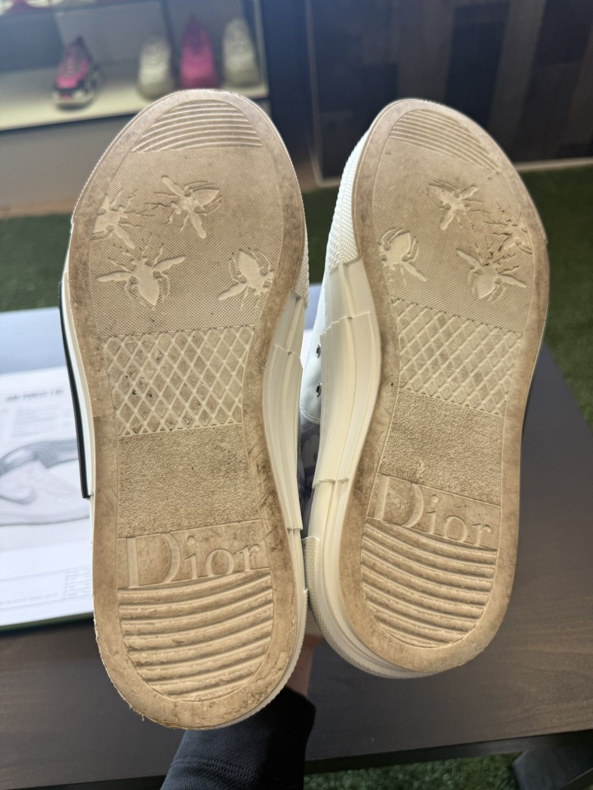 Dior Dior B23 Kenny Scharf High Top Sneakers 42EU/9US Size US 9 / EU 42 - 16 Thumbnail