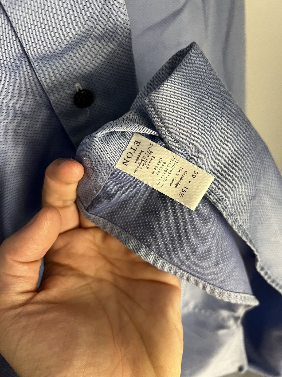 Eton VINTAGE ETON CLASSIC SHIRT ITALIAN DESIGNER CASUAL Y2K 90s Size US M / EU 48-50 / 2 - 11 Thumbnail