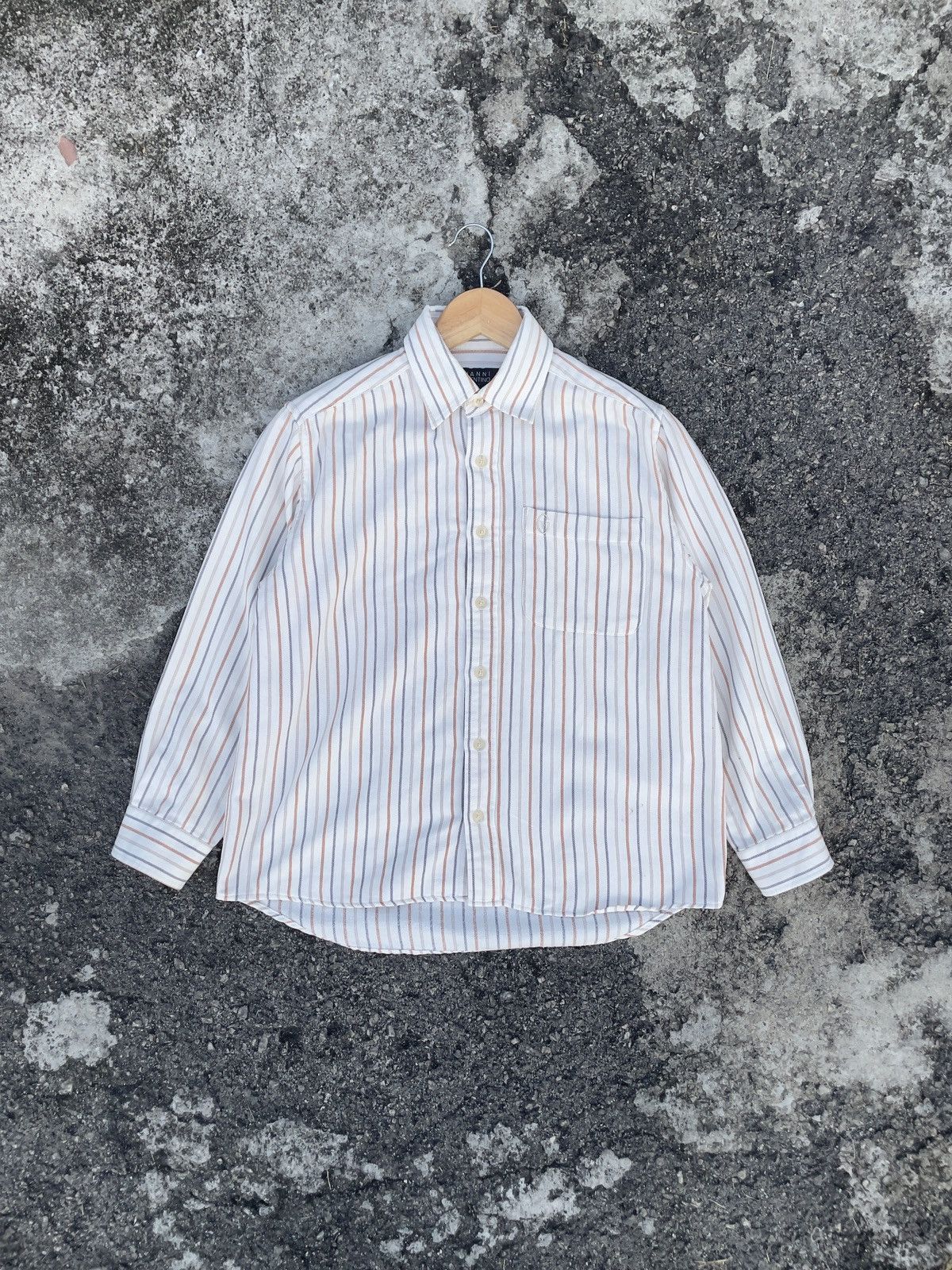 Gianni Valentino Vintage Gianni Valentino Plaid Longsleeve Shirt Size US M / EU 48-50 / 2 - 1 Thumbnail
