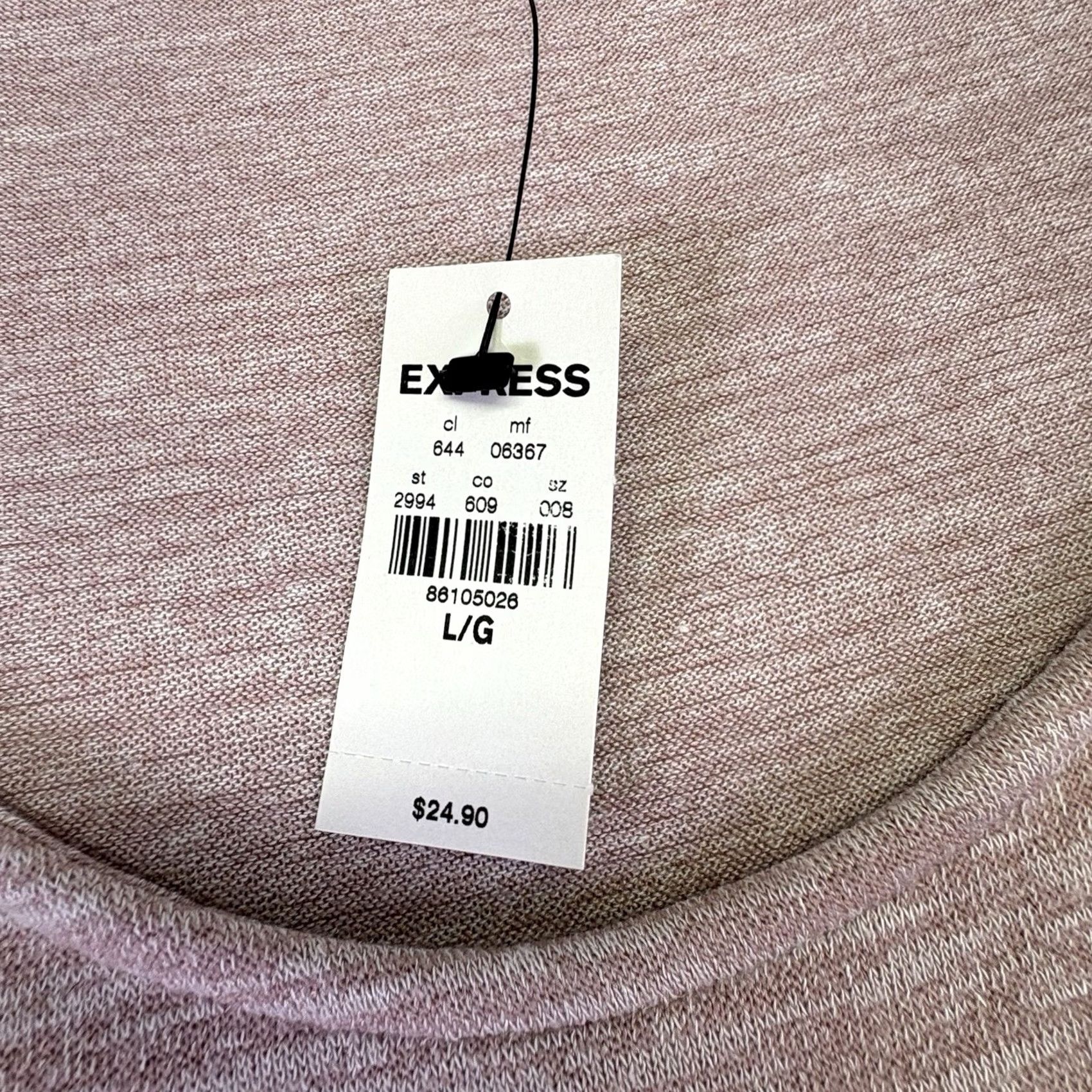 Express Express Criss Cross Hi Lo Tunic Knit Sleeveless Tank Top Dusty Rose NWT L Express Size L / US 10 / IT 46 - 5 Thumbnail