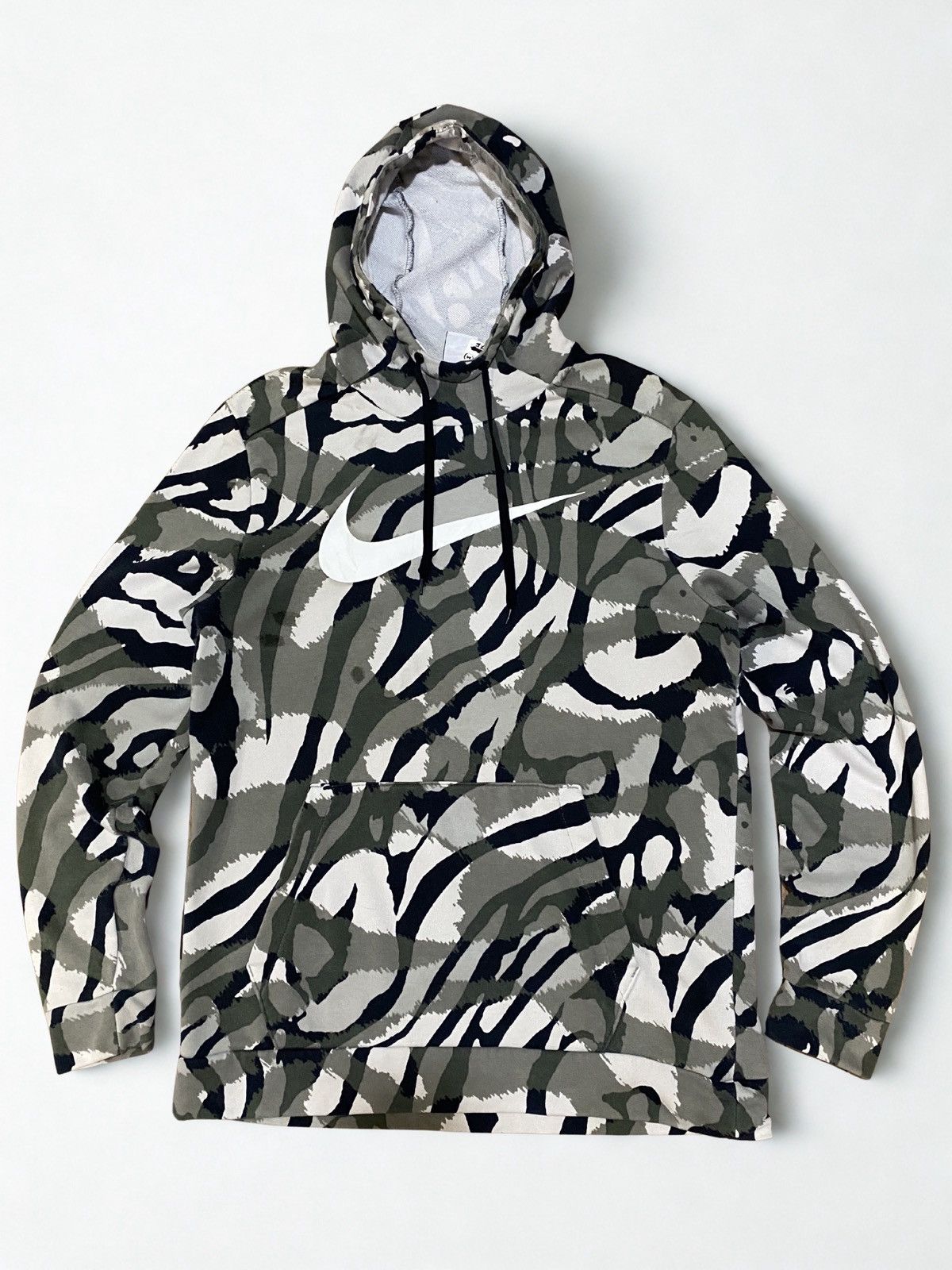Nike Nike Dri-FIT All Over Print Camo Zebra Swoosh Hoodie Size M Size US M / EU 48-50 / 2 - 1 Thumbnail