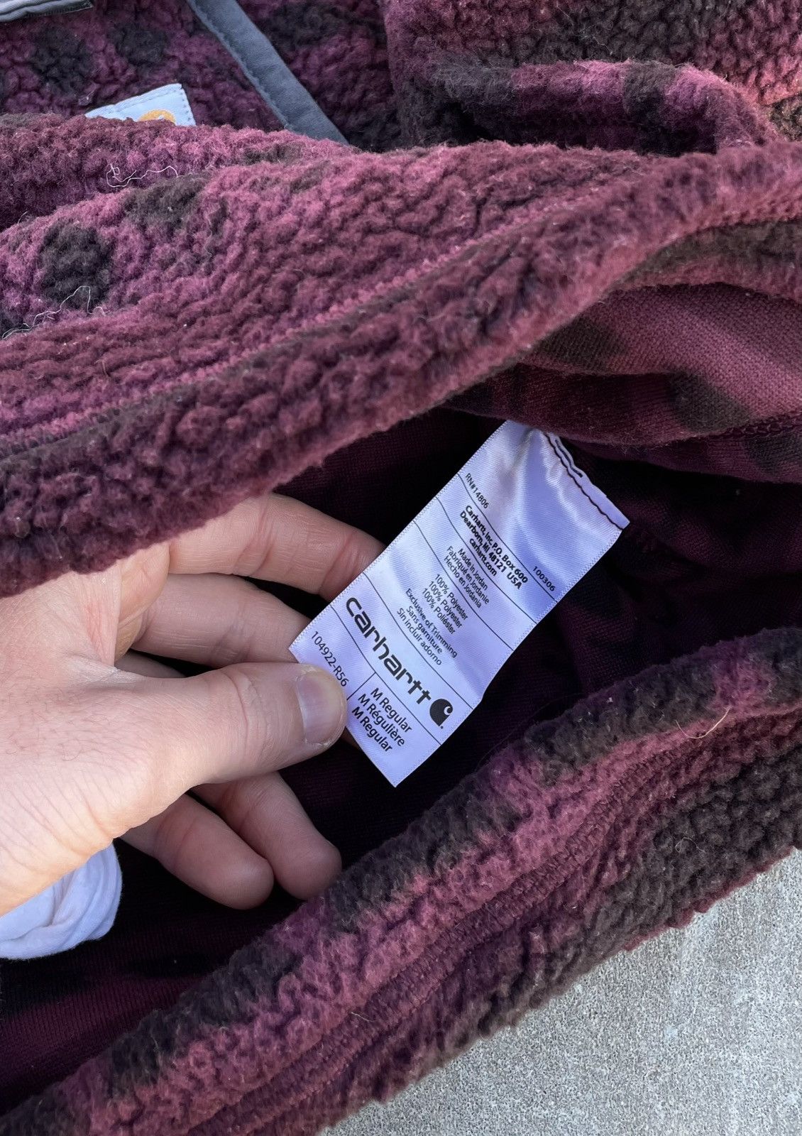 Carhartt Carhartt WIP Sherpa Fleece Y2k Teddy Detroit Jacket Size US XS / EU 42 / 0 - 6 Thumbnail