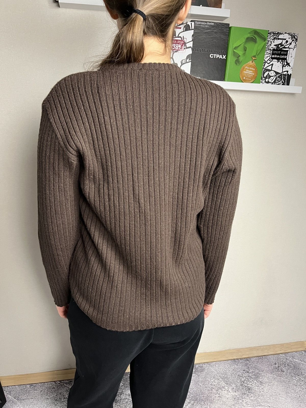 Dolce & Gabbana Vintage Y2K Dolce Gabbana Big Logo Avant Garde Knit Sweater Size US S / EU 44-46 / 1 - 3 Thumbnail