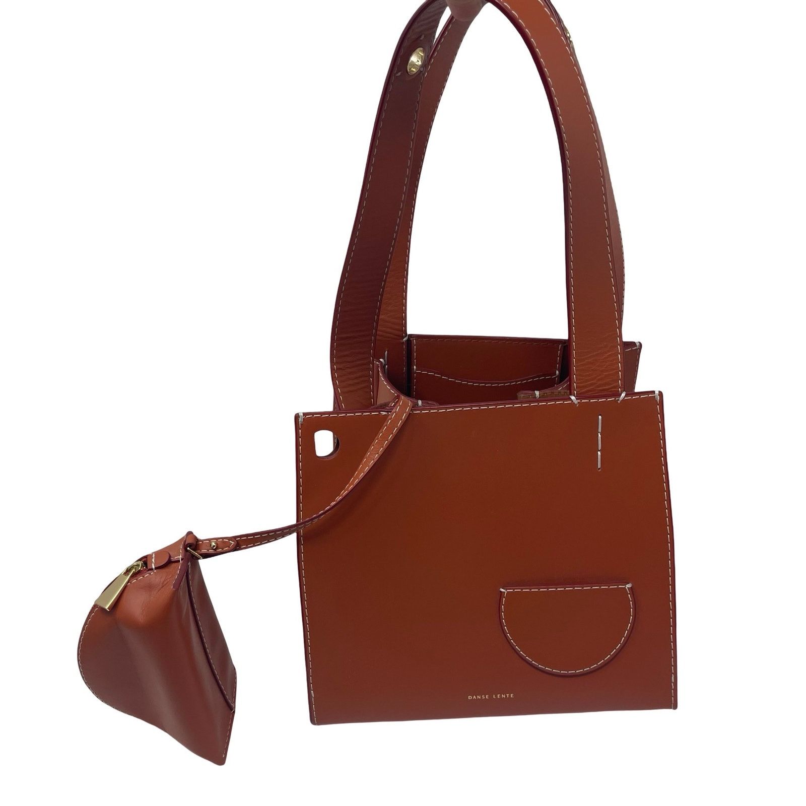 Other DANSE LENTE Margot Leather Tote Bag Sunset Orange Size ONE SIZE - 2 Thumbnail