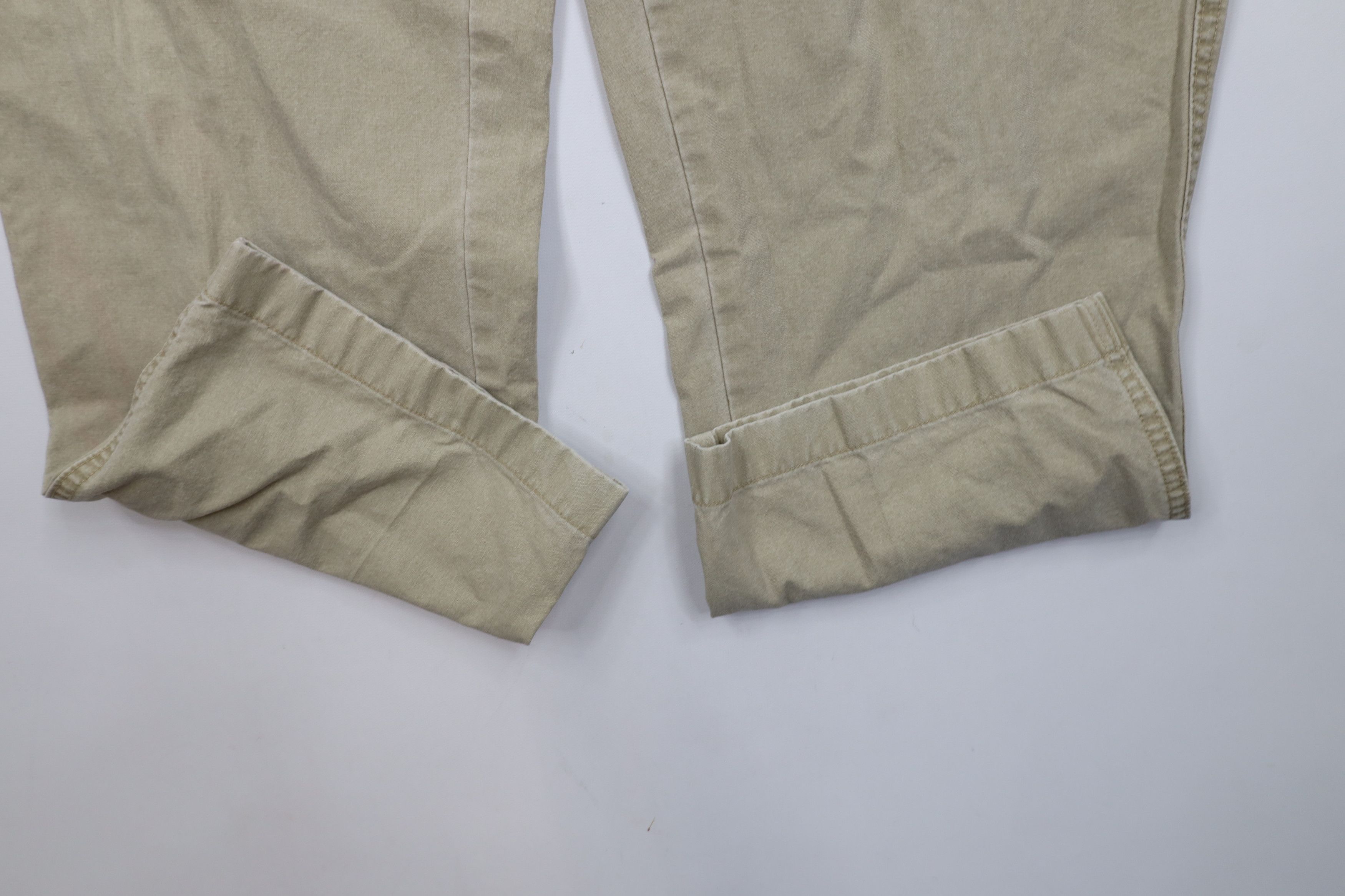 L.L. Bean × Vintage Vintage 90s LL Bean Stonewash Safari Bush Cargo Pants Beige Size US 35 - 5 Thumbnail