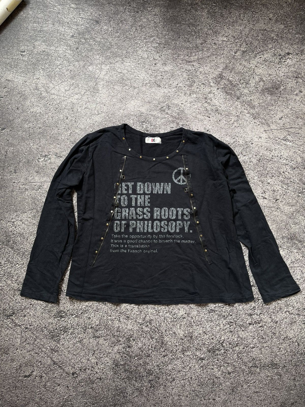 Japanese Brand Y2K EK Ifisixwasnine style long sleeve Size US L / EU 52-54 / 3 - 2 Thumbnail