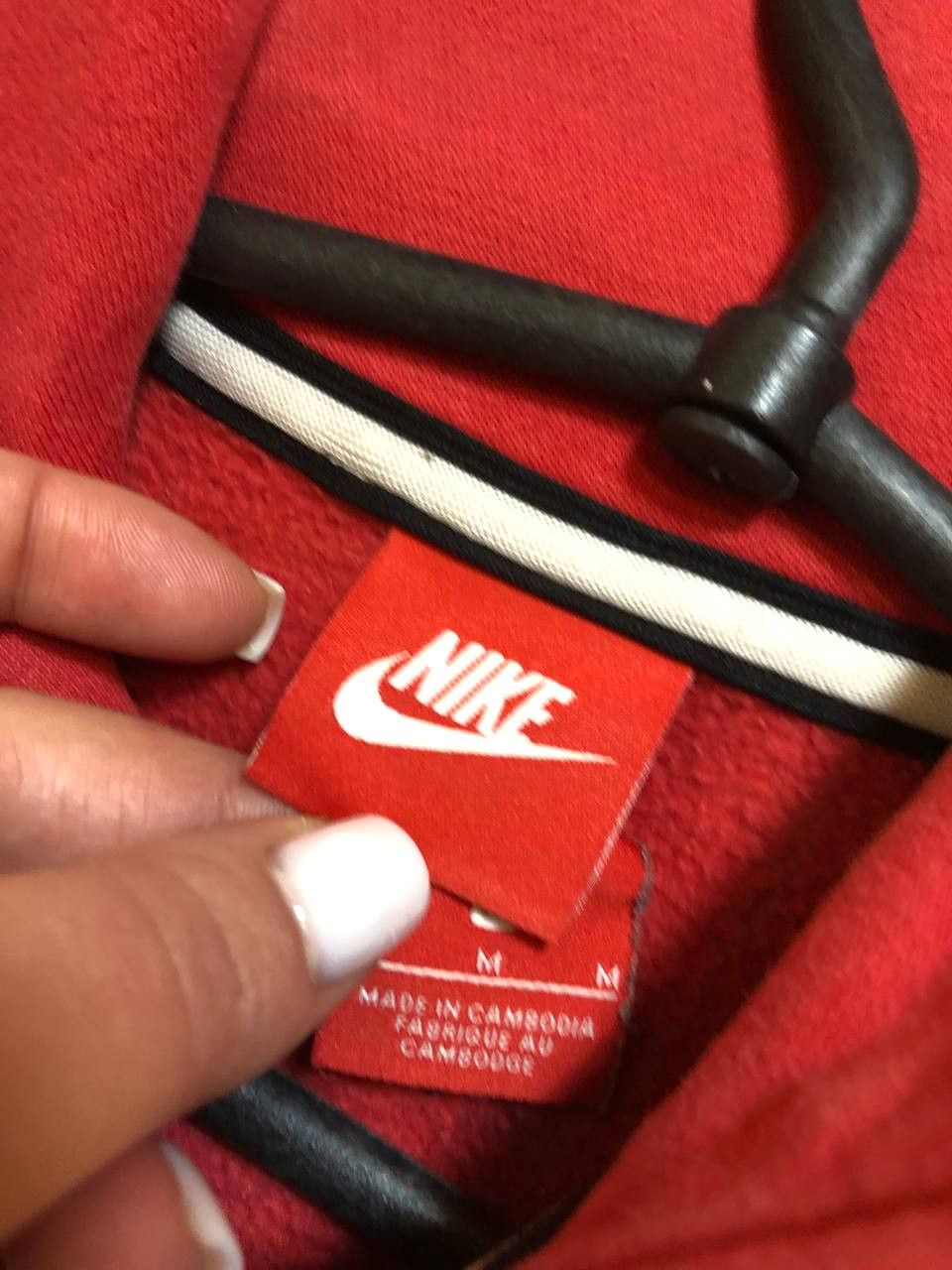 Nike Fleece Hoodie Nike Air White Red Nike Hoodie Nike Size US M / EU 48-50 / 2 - 6 Thumbnail