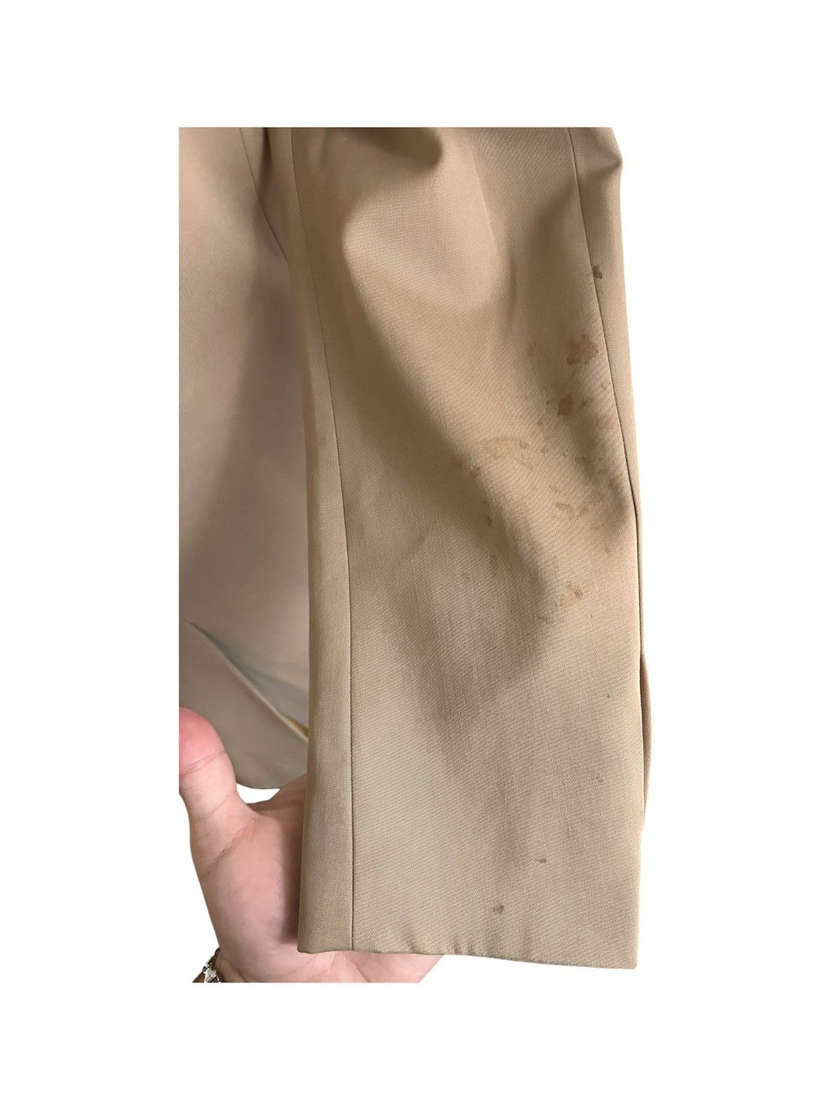 Maison Margiela Maison Margiela H&M Men’s Beige Blazer Jacket Size 46R - 6 Thumbnail