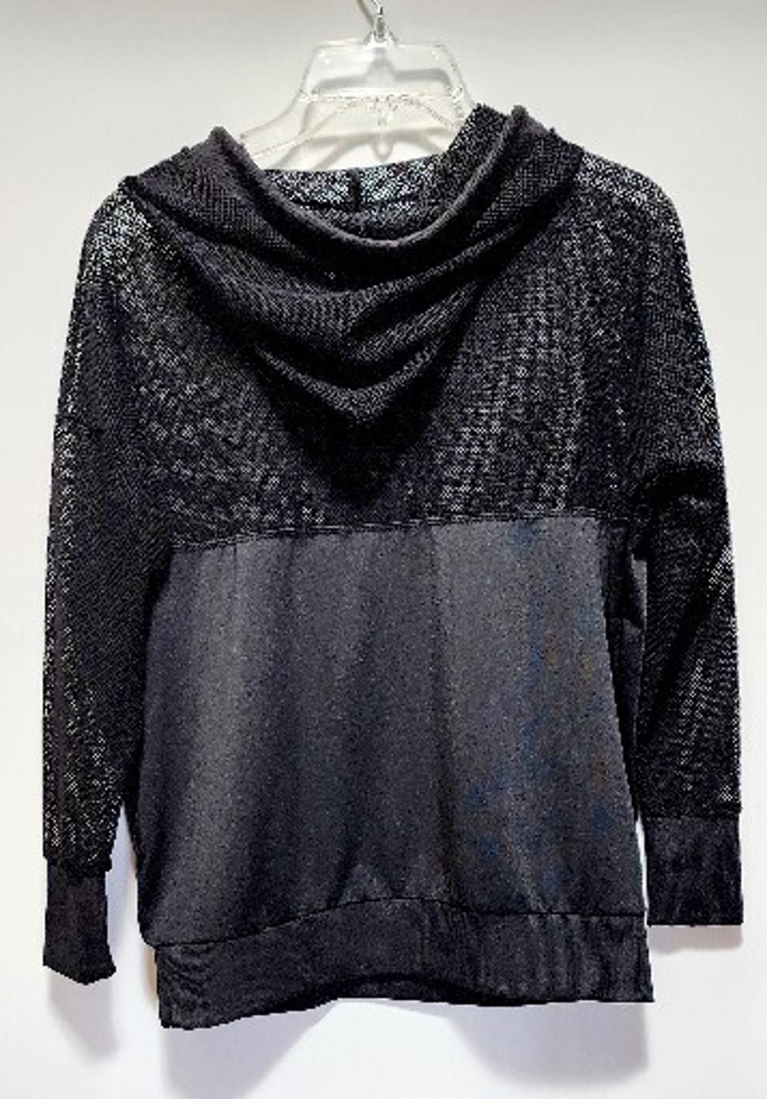 Other SOBA Sport Women’s Black Drawstring Sweatshirt Hoodie Sz S Size S / US 4 / IT 40 - 8 Thumbnail