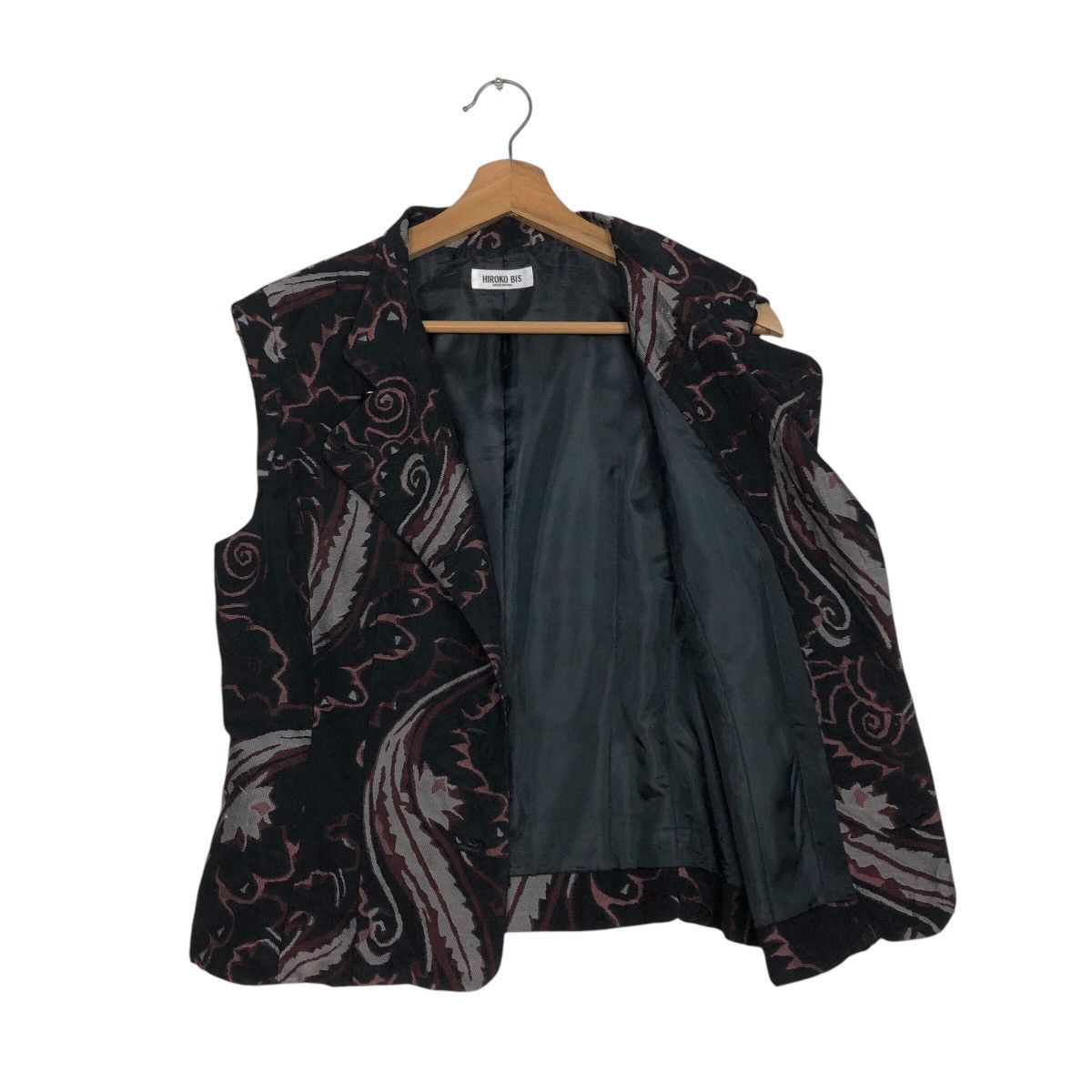 Hiroko Koshino Homme 📌Vintage Vest Jacket Batik Design Hiroko Bis Issey Miyake Size US M / EU 48-50 / 2 - 12 Thumbnail