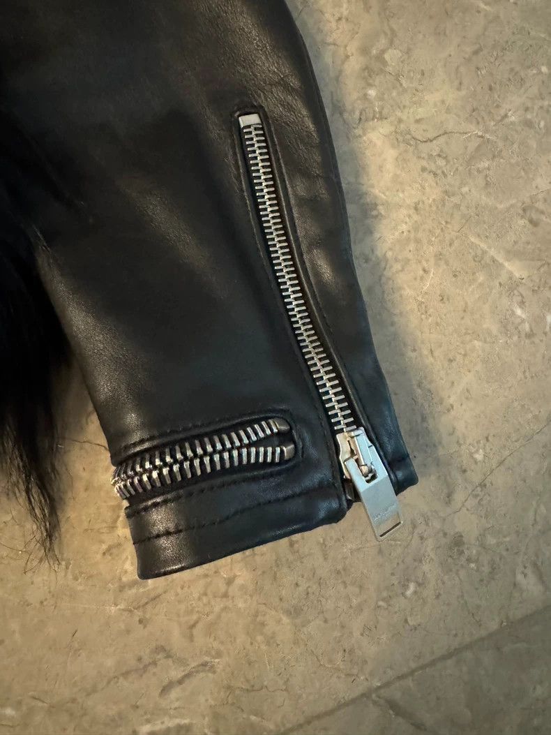 Hedi Slimane Saint Laurent Hedi Slimane Leather Jacket- Size US M / EU 48-50 / 2 - 5 Thumbnail