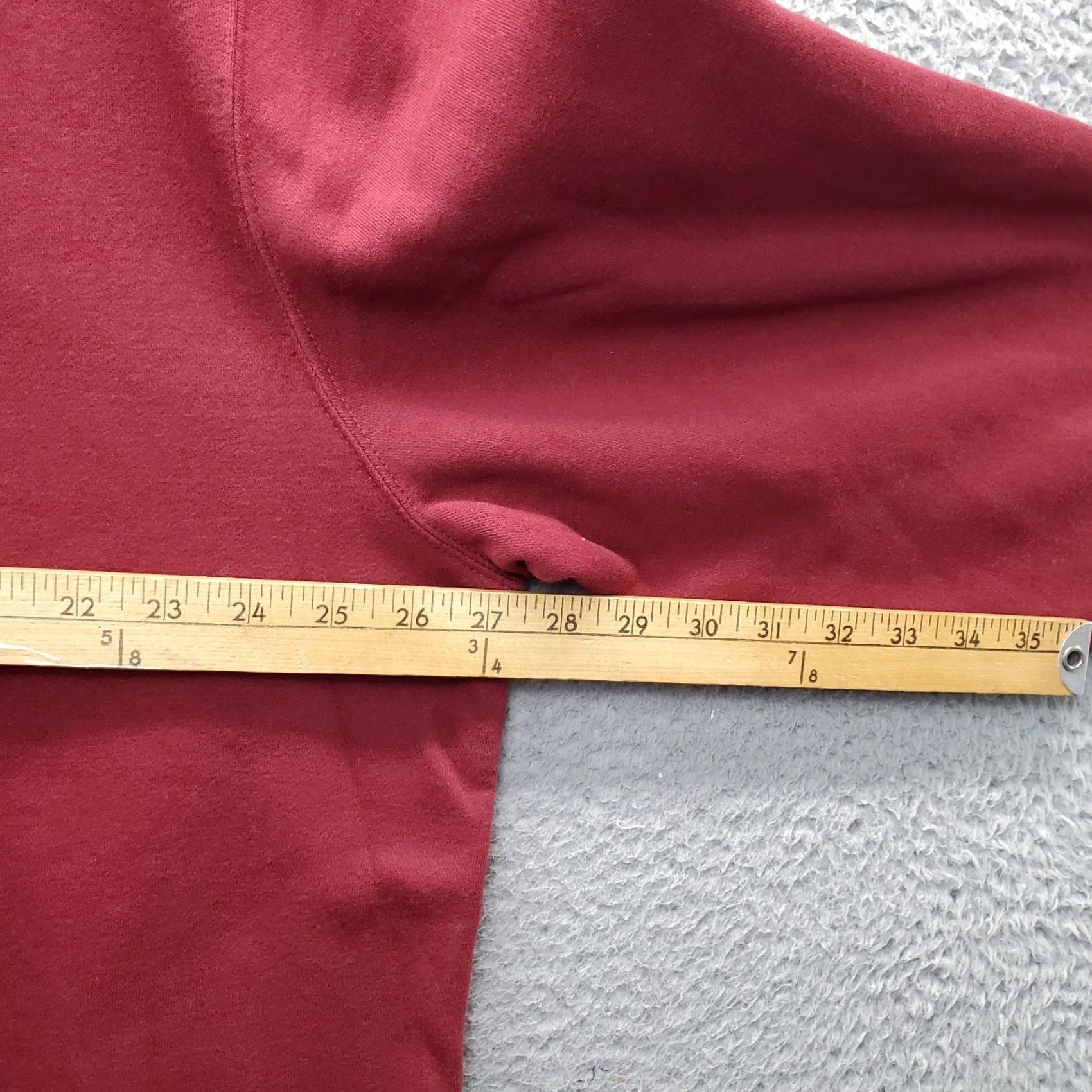 Tek Gear Tek Gear Hoodie Men 2XB Dark Red Ultrasoft Fleece Lined Kangaroo Pocket Rib Cuff Pullover Shirt Mens Size 2XB Red Size US XXL / EU 58 / 5 - 6 Thumbnail