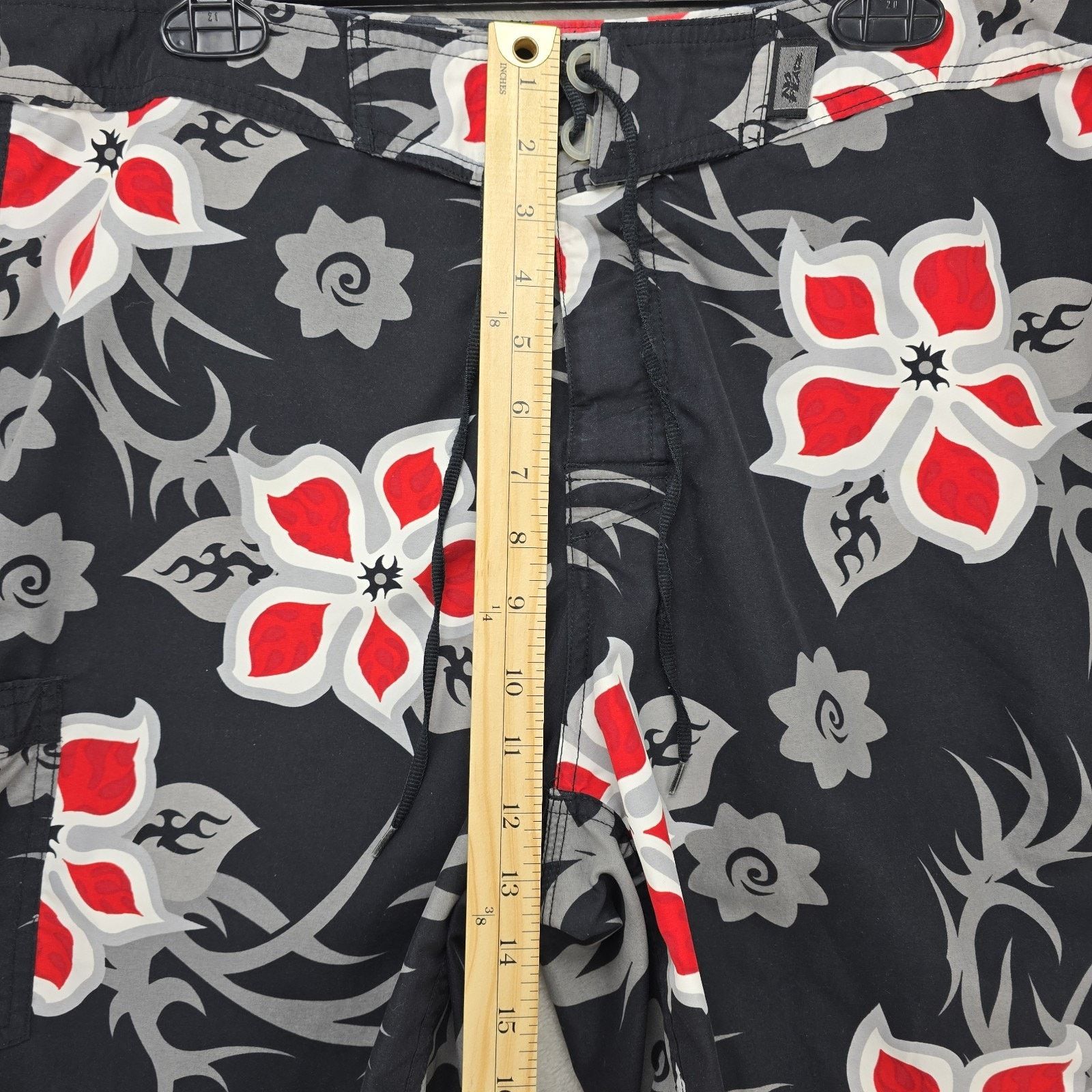 No Fear No Fear Board Shorts Mens 34 Floral Trival Swim Trunks Y2K Size US 34 / EU 50 - 10 Thumbnail