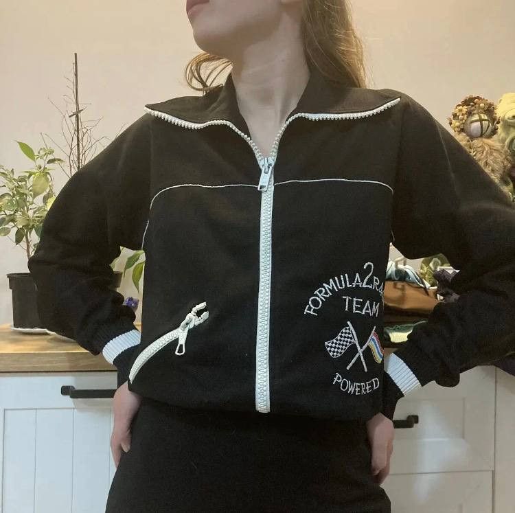 Vintage Vintage Formula 2 Racing Team Powered Tracktop Zip Opti Size S / US 4 / IT 40 - 3 Thumbnail