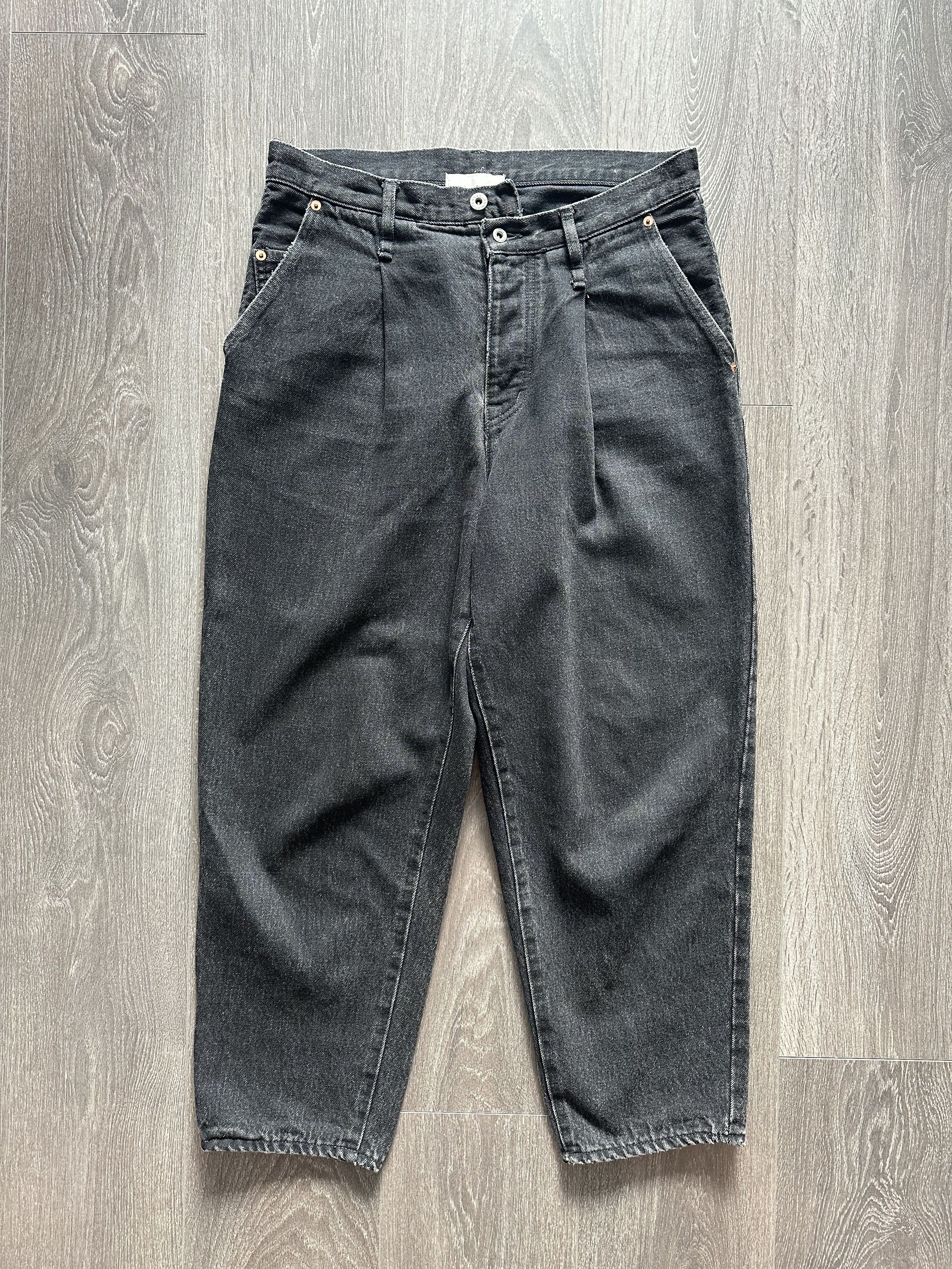 Doublet Doublet Silk Denim Wide Tapered Trousers | Grailed