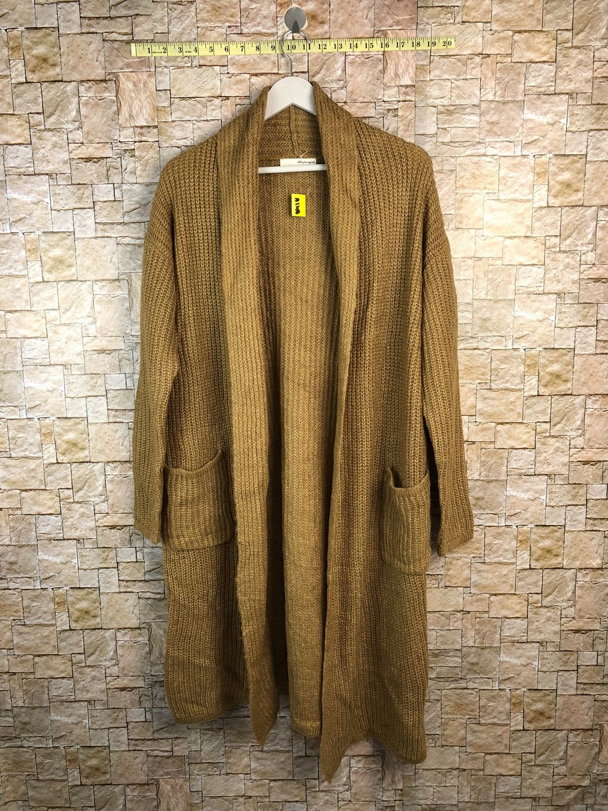 Japanese Brand Born Free Originaly Brown Cardigan Knitwear #A1208 Size L / US 10 / IT 46 - 1 Thumbnail