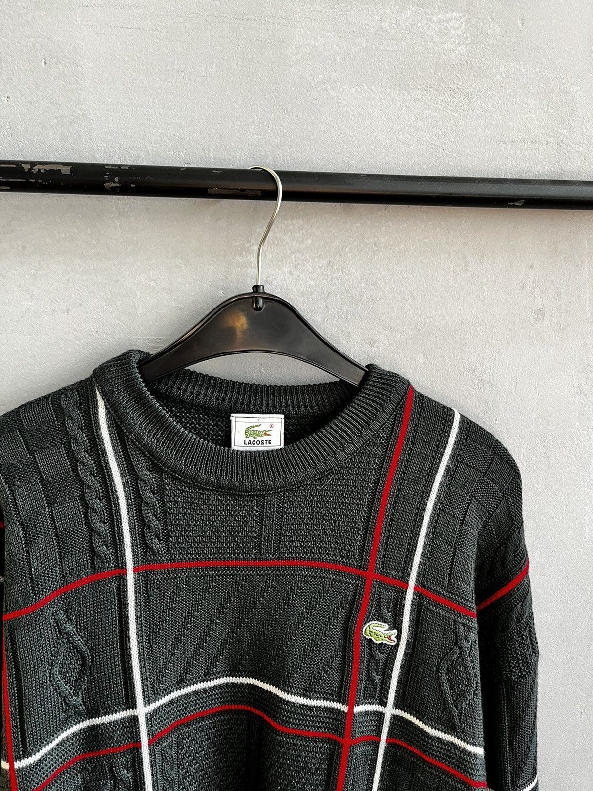 Lacoste × Vintage Lacoste knit sweater vintage Size US L / EU 52-54 / 3 - 4 Thumbnail